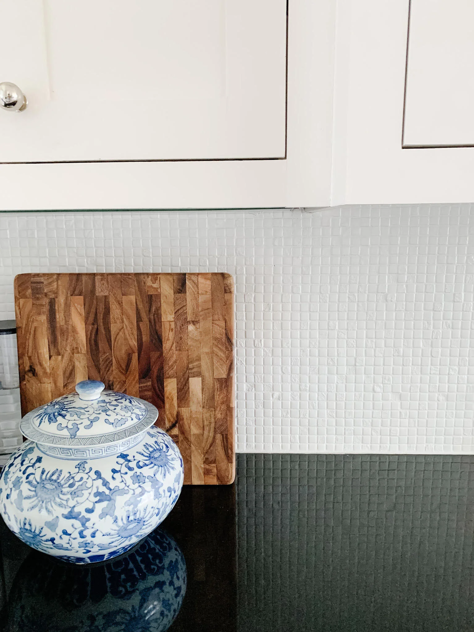 Tiny Bits of Happiness | Year Review Painted Backsplash
