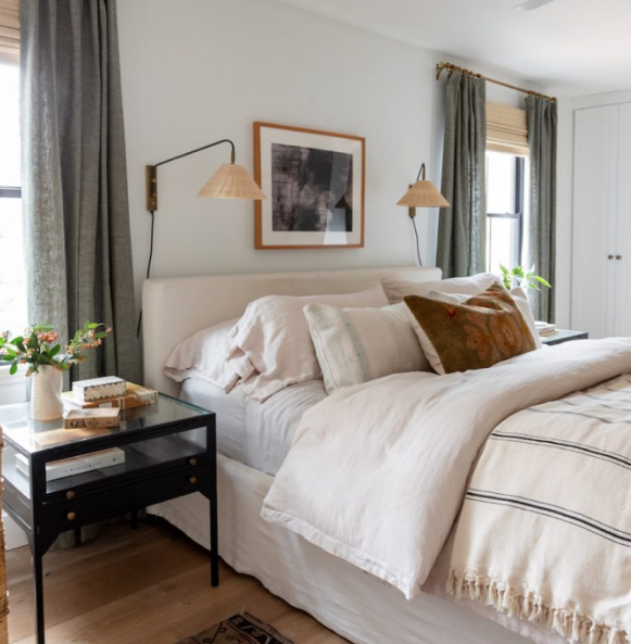 Source: House Seven Design with the Serena and Lily Woven Sconces
