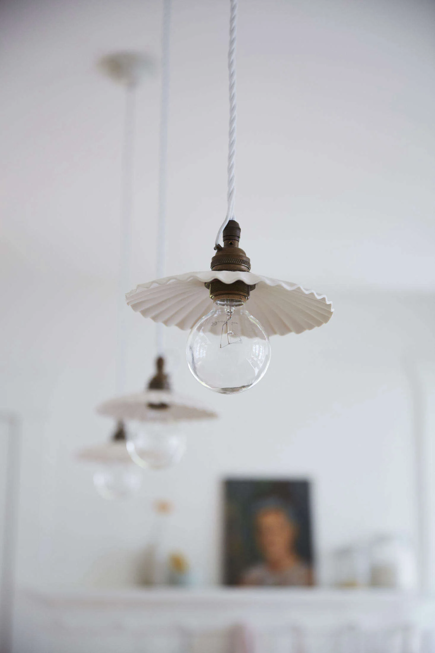 Design: Katie Hackworth via Remodelista | Photography by Aran Goyoaga |  deVol Porcelain Sconces
