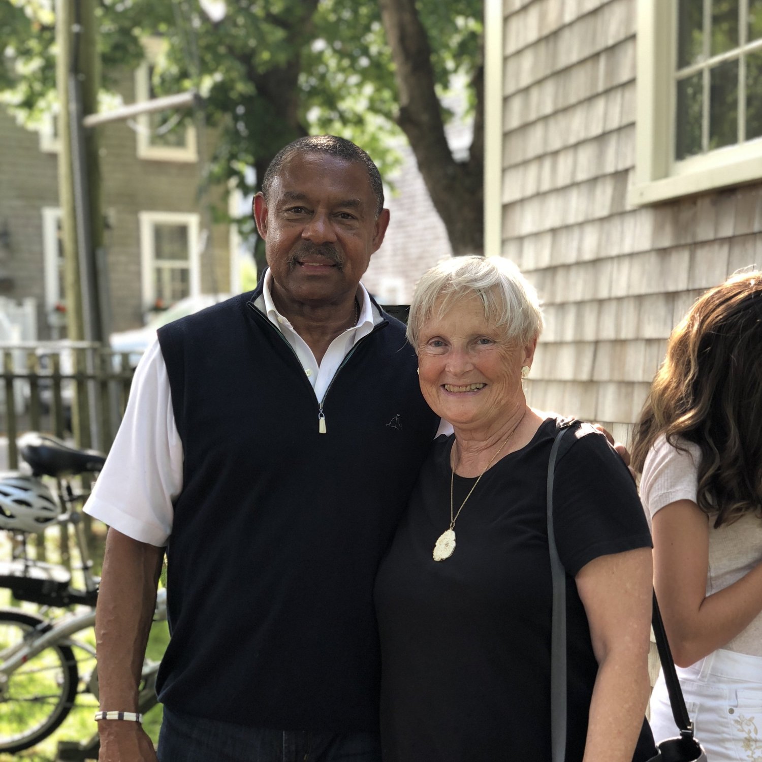  Skip with Frances Karttunnen, Nantucket author &amp; historian at the Annual Spriggs Lecture on Nantucket at the African Meeting House 