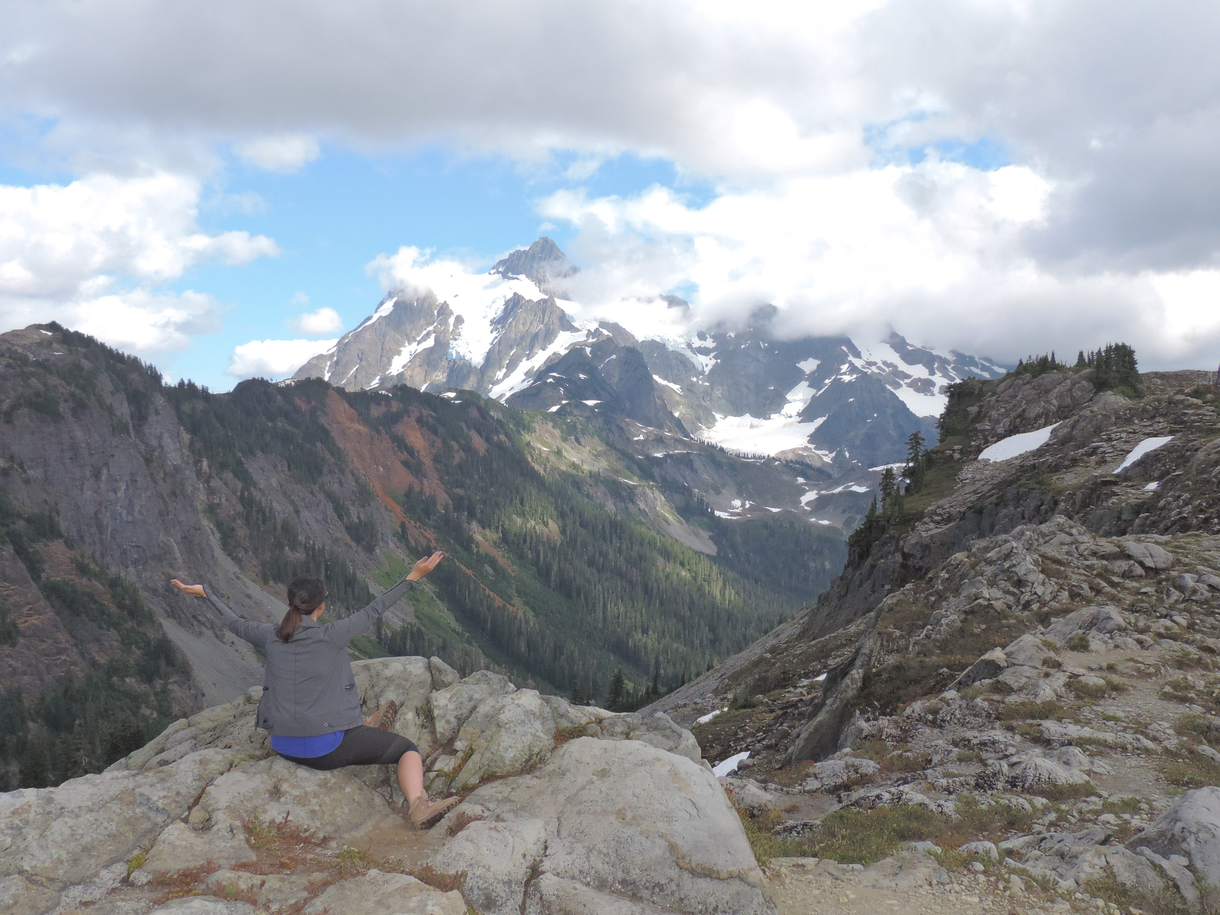 Baking it in Mount Baker!