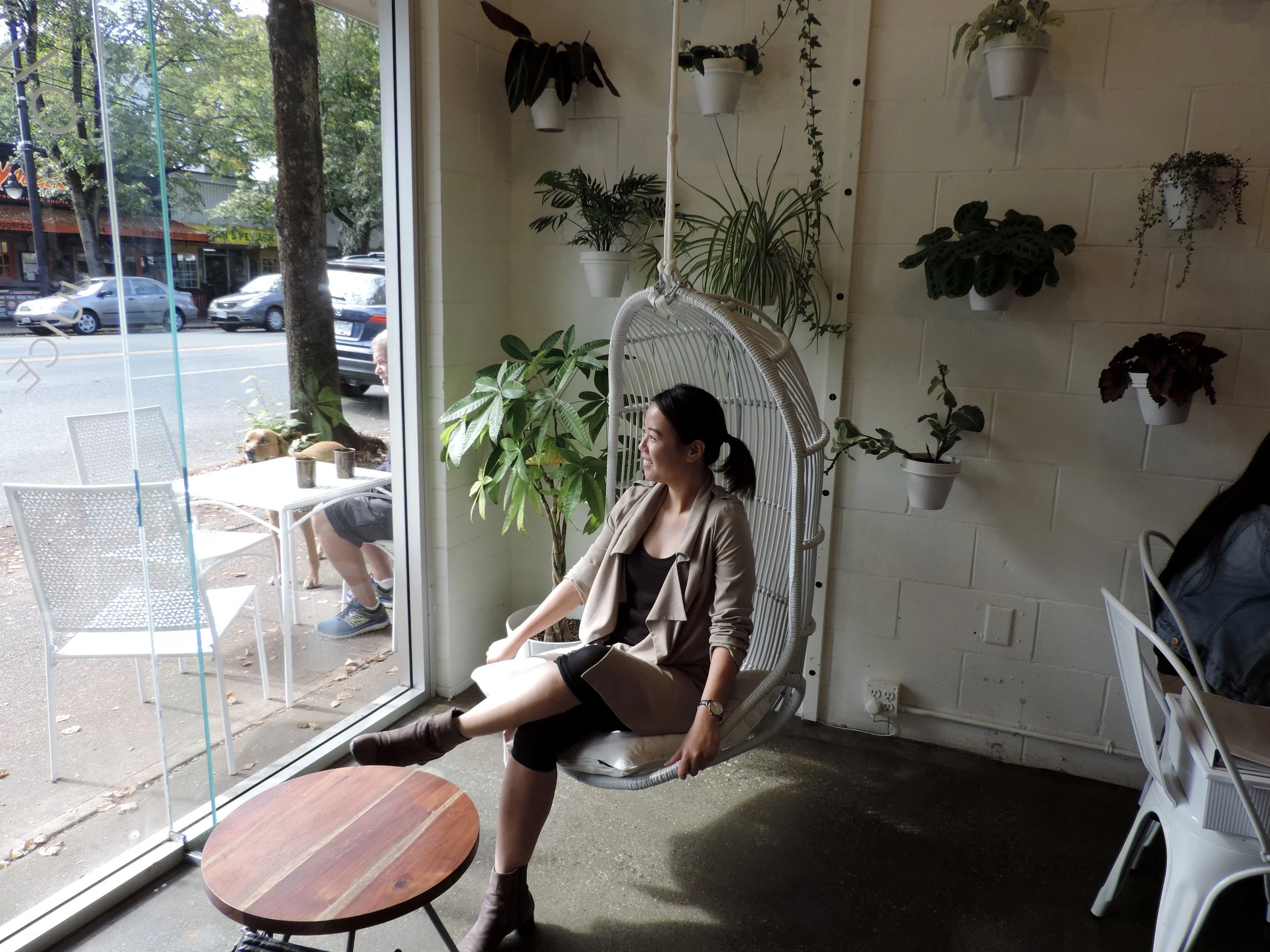 Bounced from #sundaymorningbarre to here. Absolutely calming place to enjoy lunch/tea