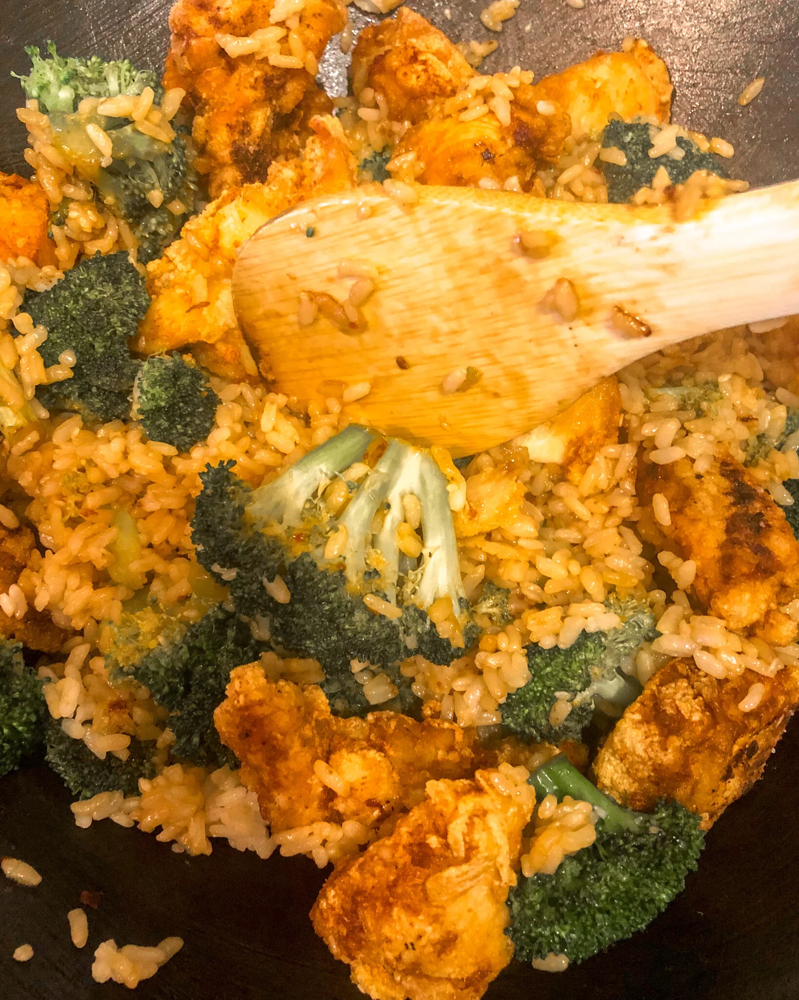 The key to this recipe? Invest in a great wok! Were were able to find one in Chinatown for $25 USD, and it has been a game changer for our cooking!