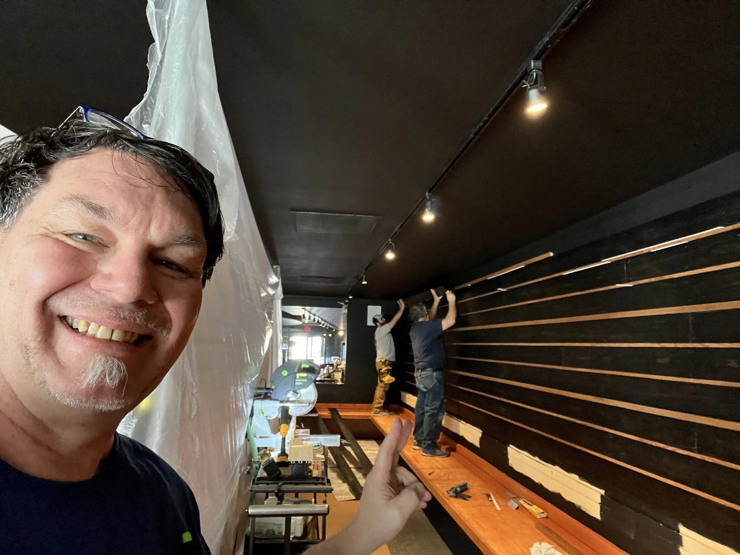 4Northbrook Installing Dining Wall.jpeg