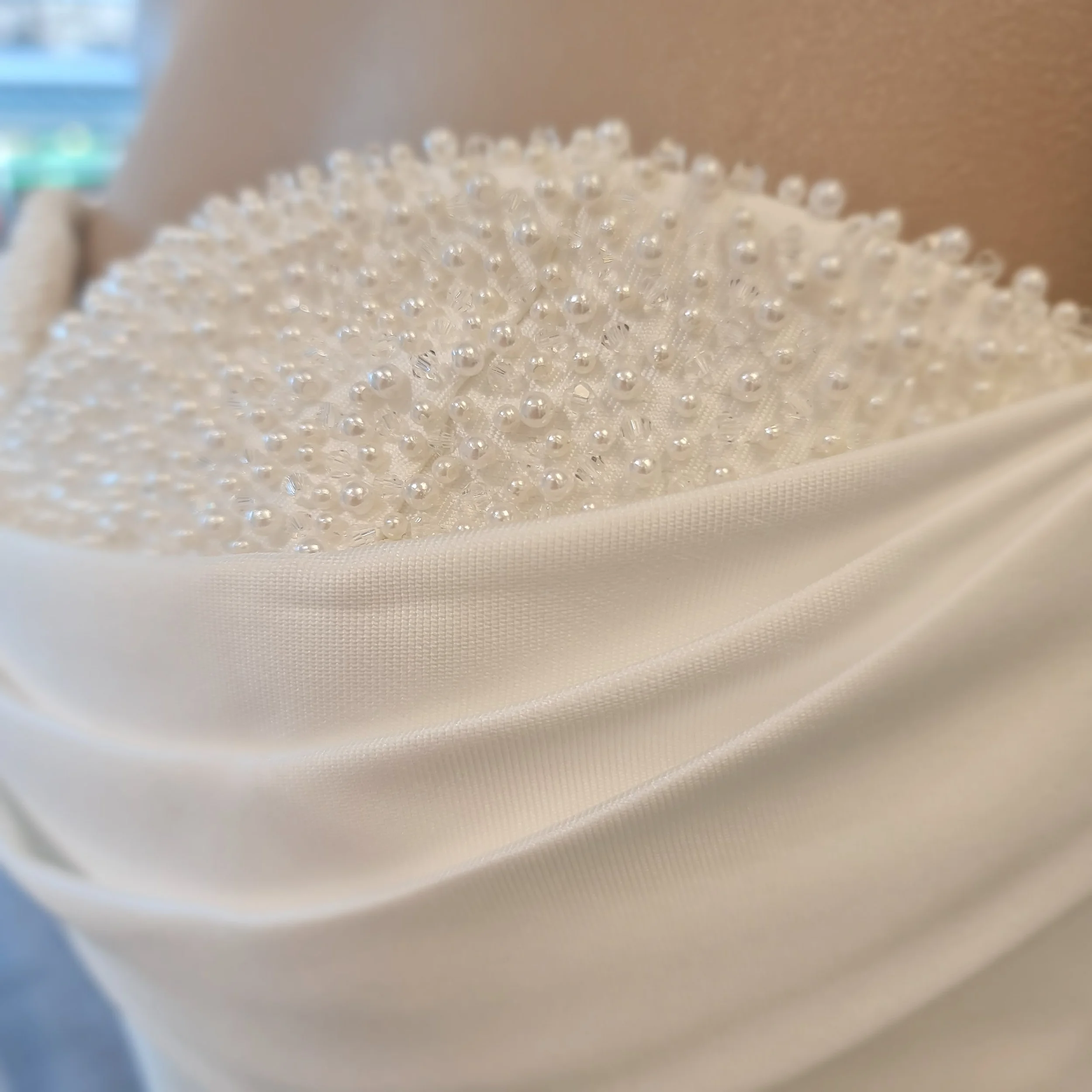 Atelier bead ed bodice  close up of the beading