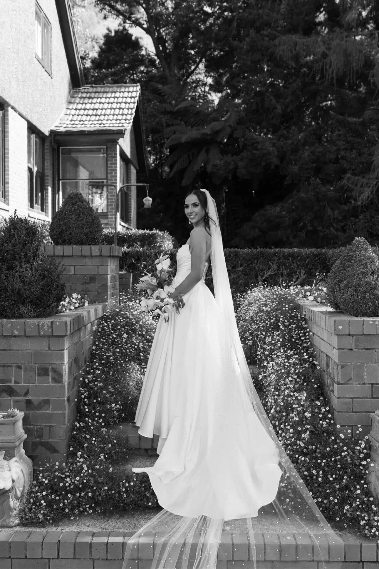 Bride in stunning setting