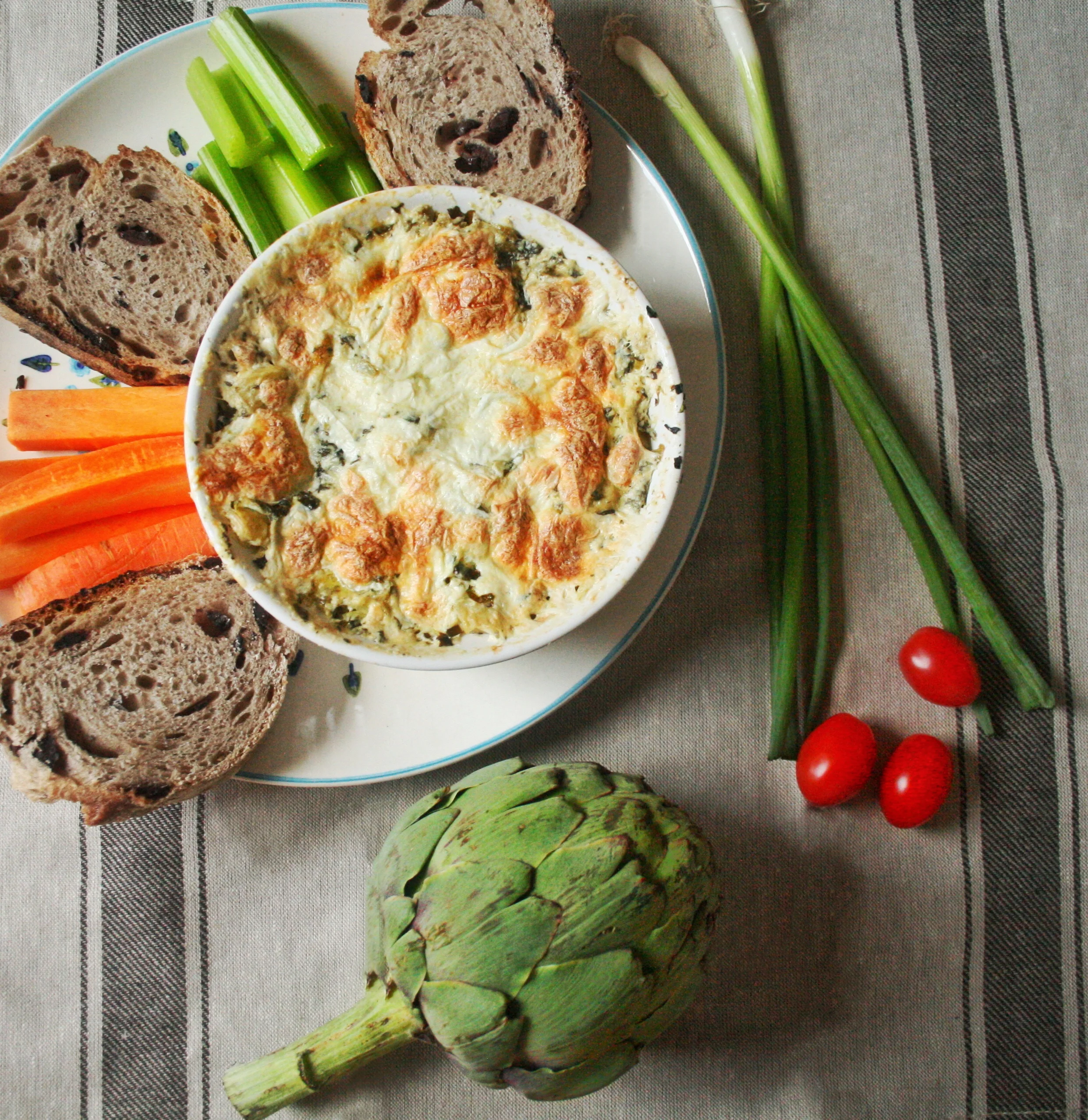 Artichoke, Spinach & Jalapeño Cream Cheese Dip/Spread