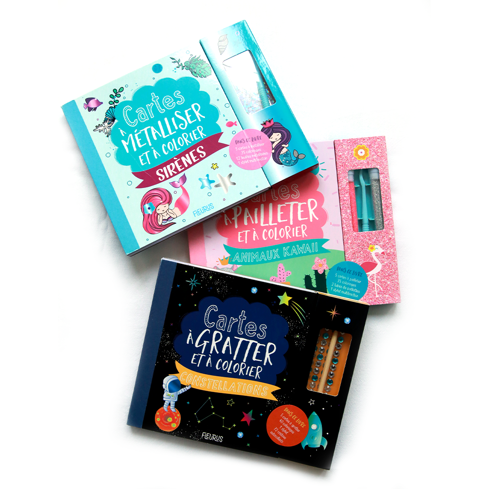 Coffret cartes à décorer - éditions Fleurus