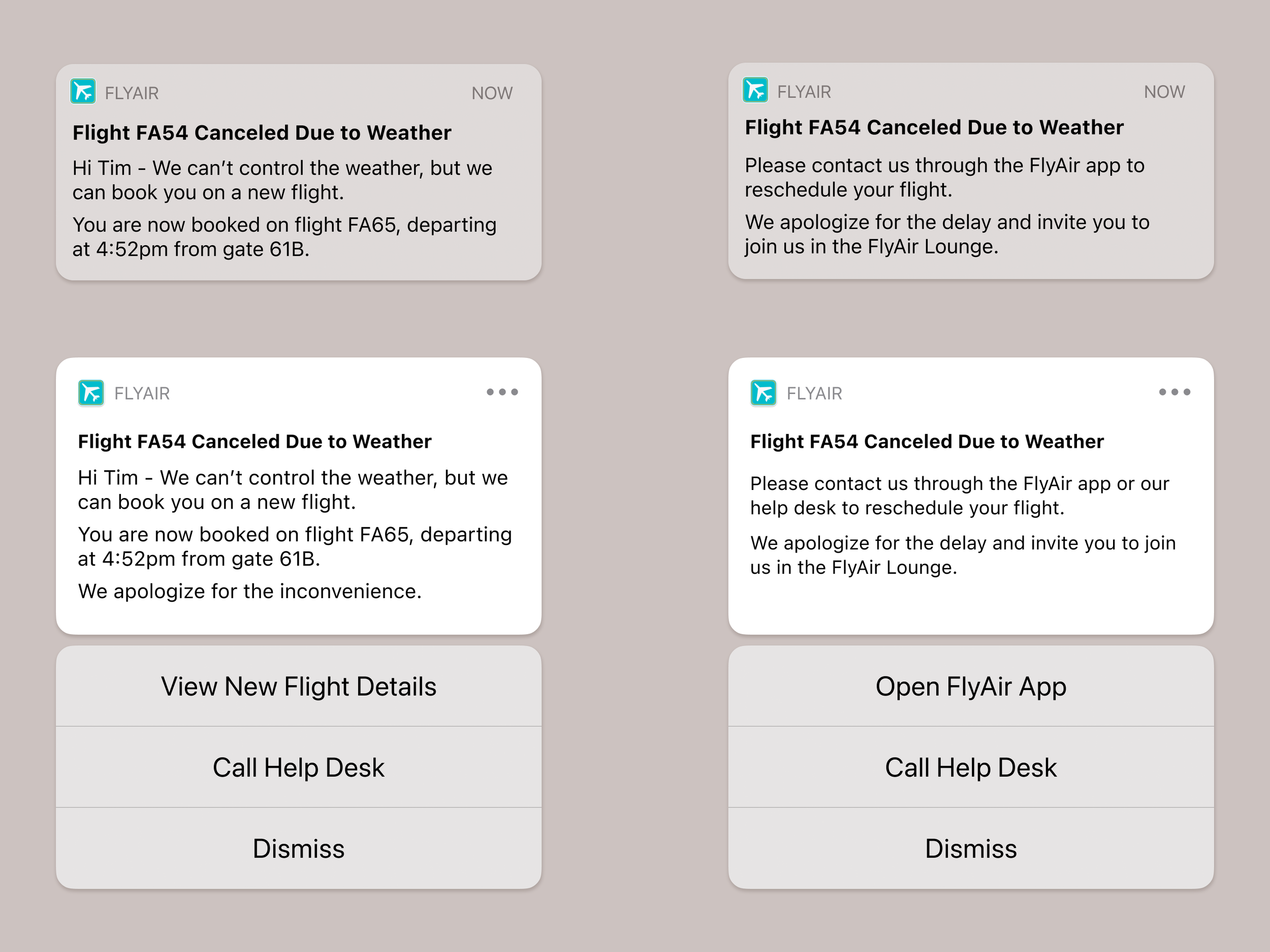 1 - Flight Cancellation Notification