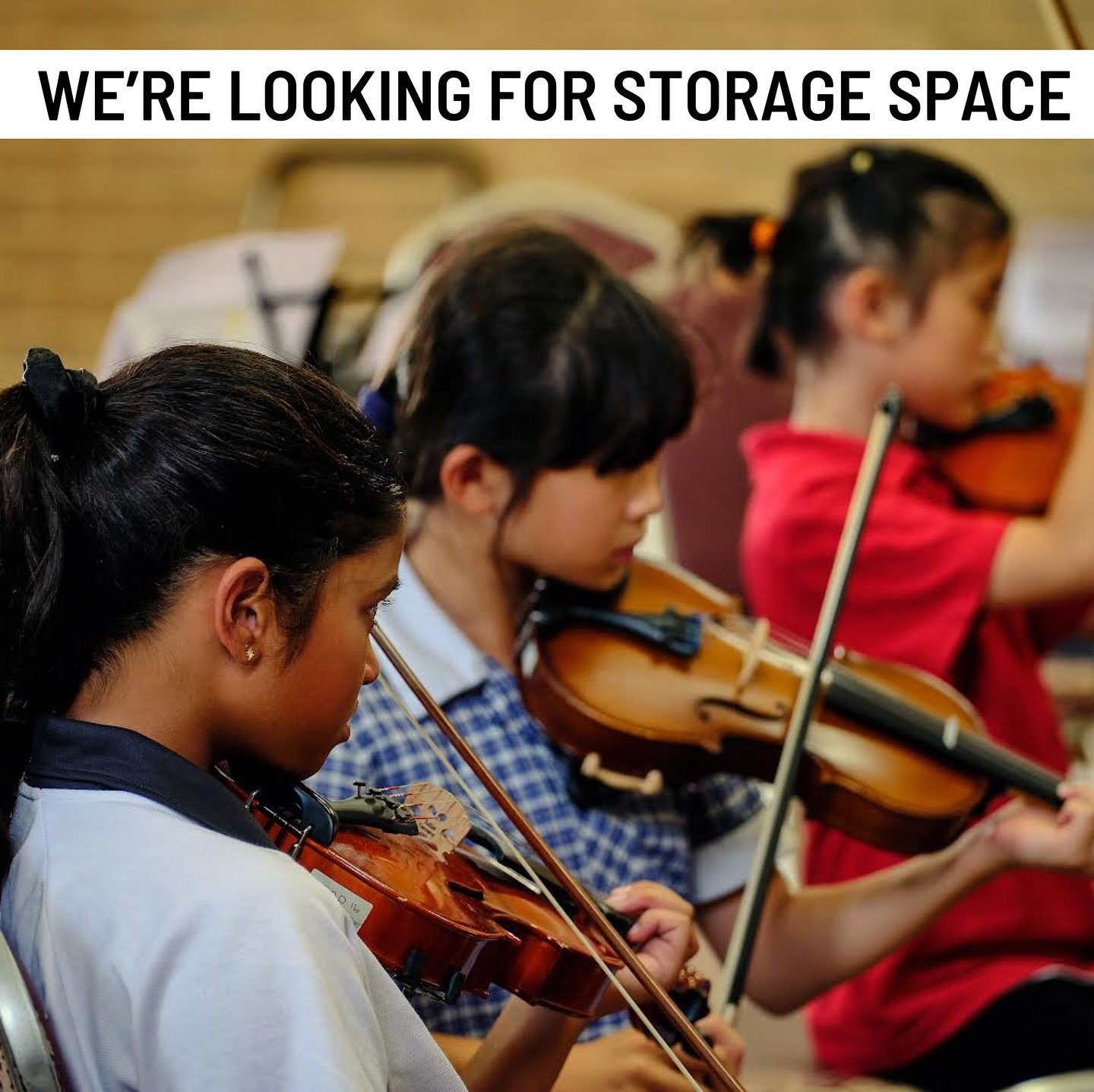Do you have a spare bedroom, half a spare bedroom, an empty but spacious wardrobe, some other sealed and empty space?

Would you like to help us bring music to kids via the Pizzicato Effect?

We&rsquo;re looking for a space to store stringed instrume
