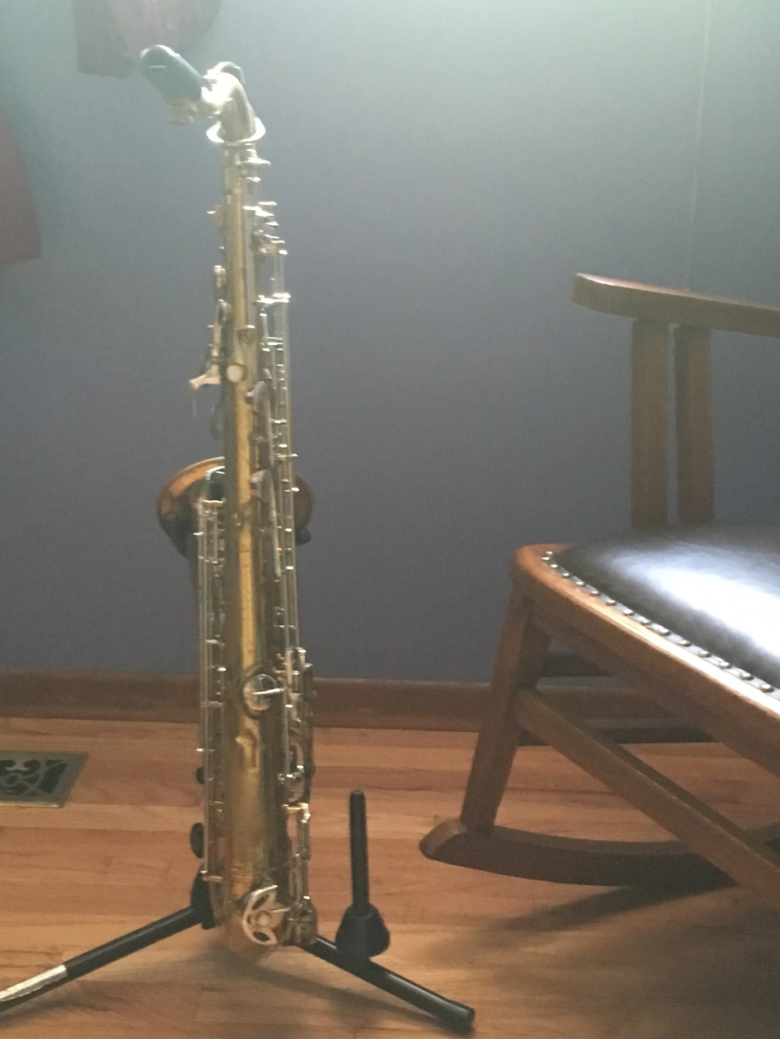 John's tenor loves intense light and Coltrane