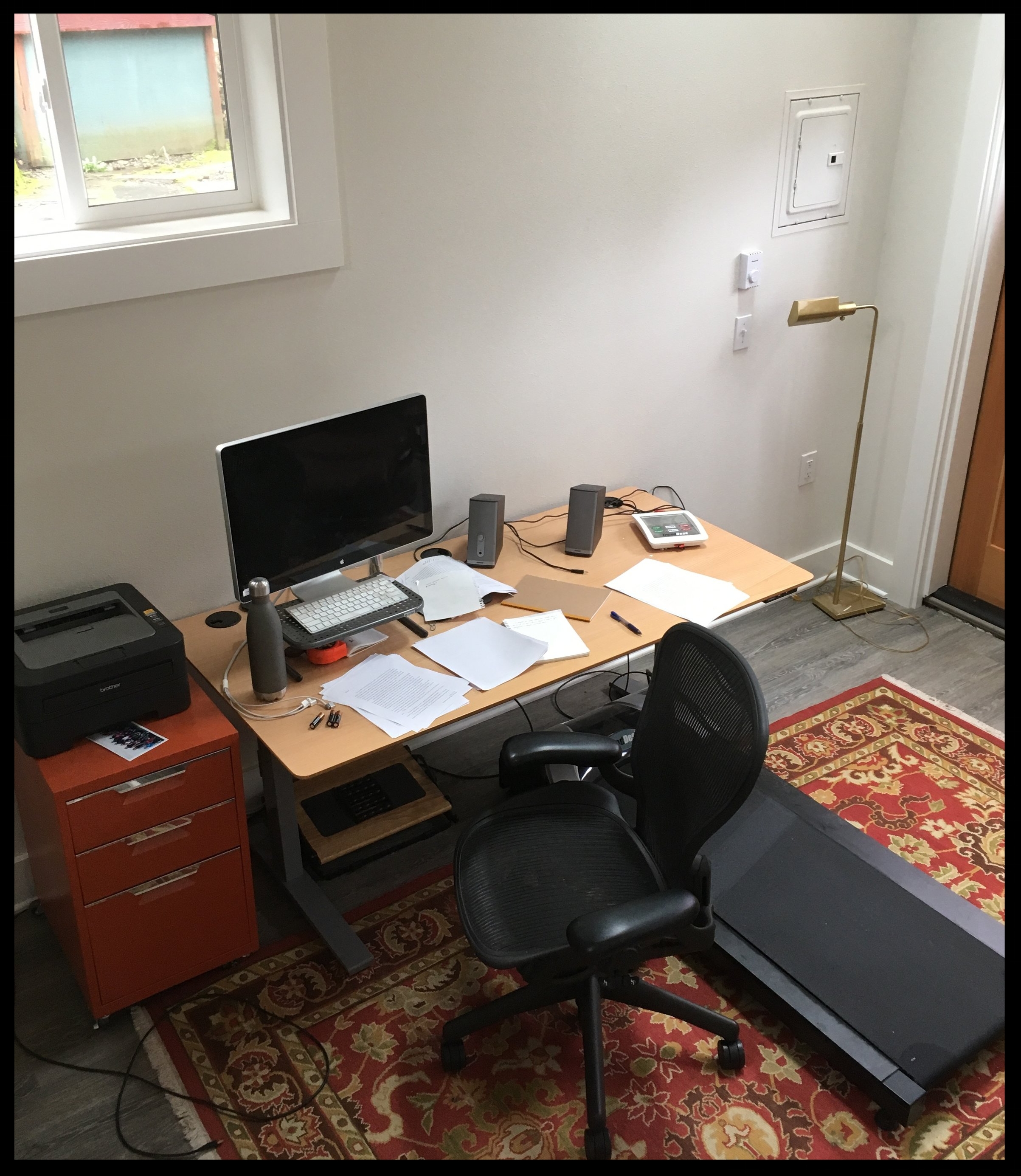 Robin's writing space