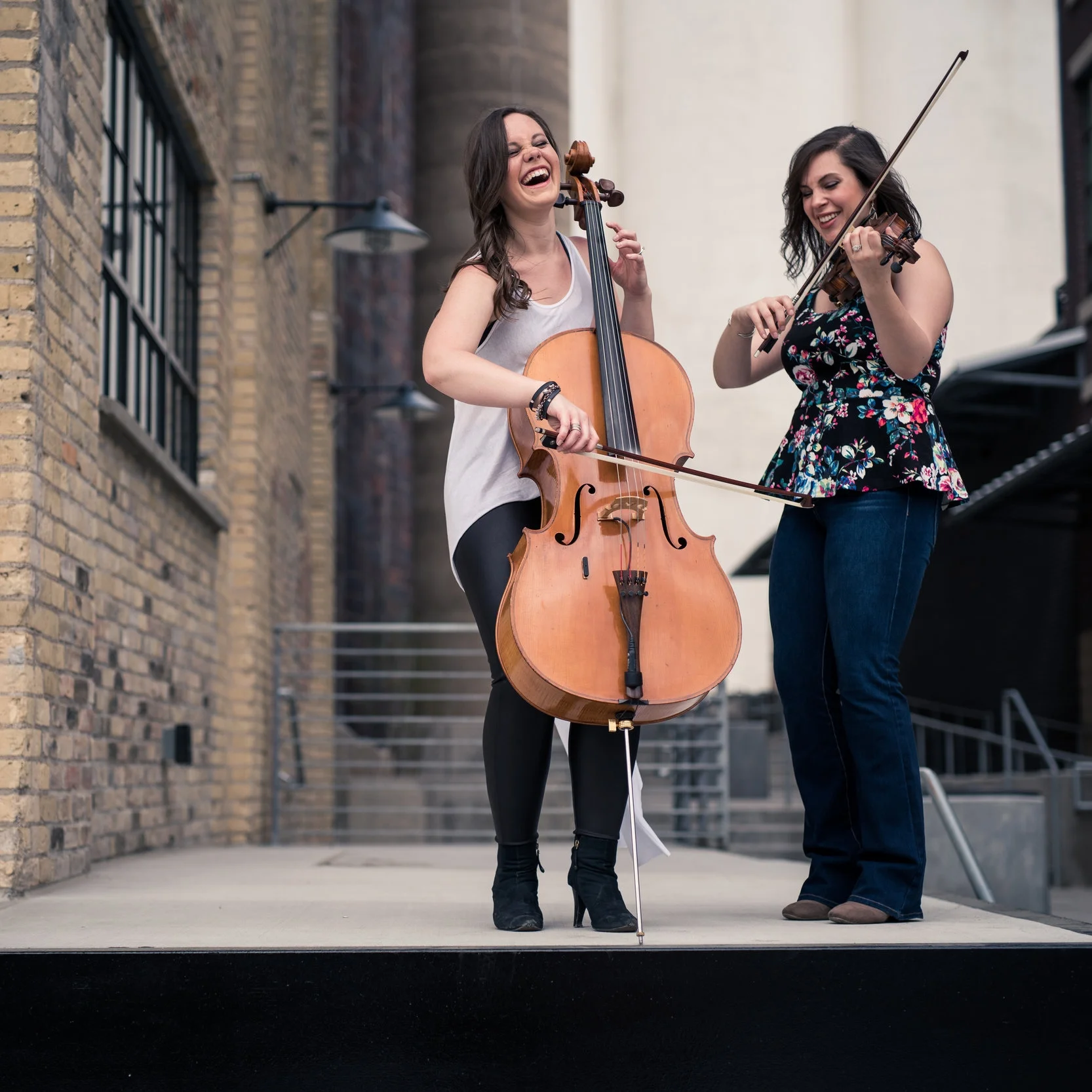 The OK Factor: Olivia Diercks, cello and Karla Colahan, violin