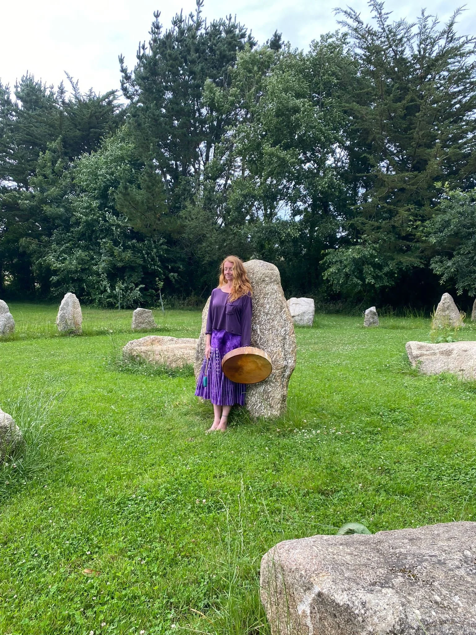 Sounding the land, sounding the body (two harvest ceremonies for women)