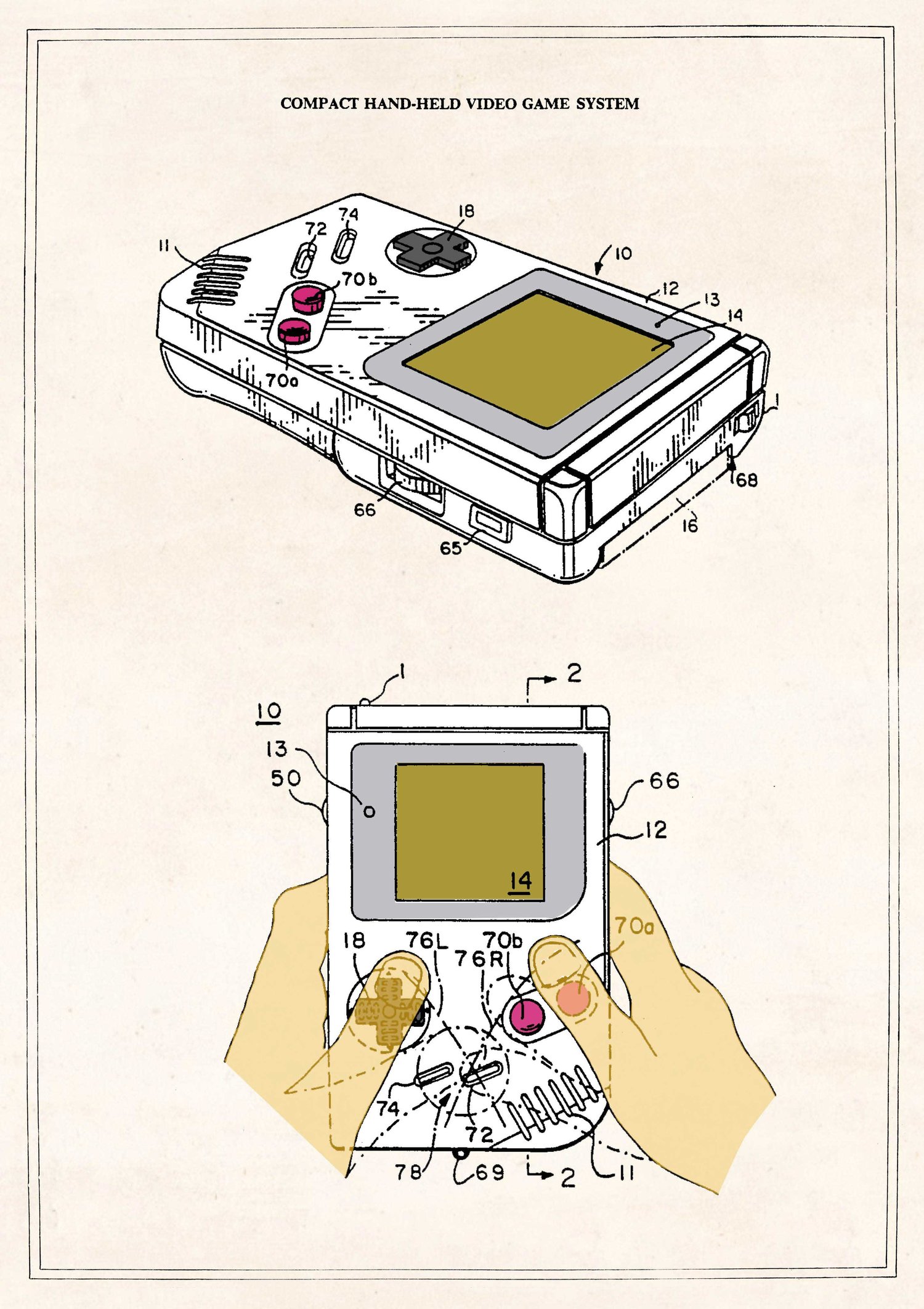 halvt hval rent Patent Application - Game Boy orig 1989 — My Gorgeous Cards & Gifts