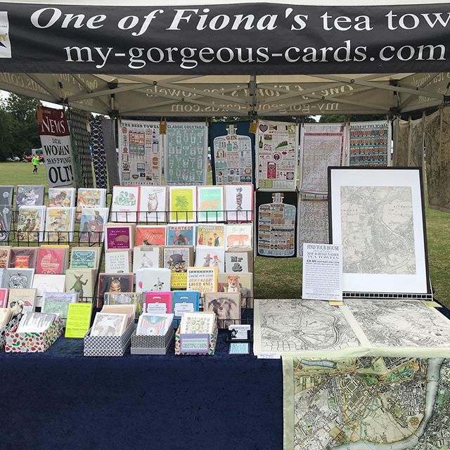 Find us today at St Margaret’s Fair, Moormead Park, Twickenham TW1 1EB. All day until 7pm. We have our fabulous map tea towels and designer tea towels, plus our gorgeous range of unusual, funny and arty greeting cards. Treat yourself or a loved one to a unique gift and find the perfect greeting card #map #teatowels #stmargaretsfair #mygorgeouscards