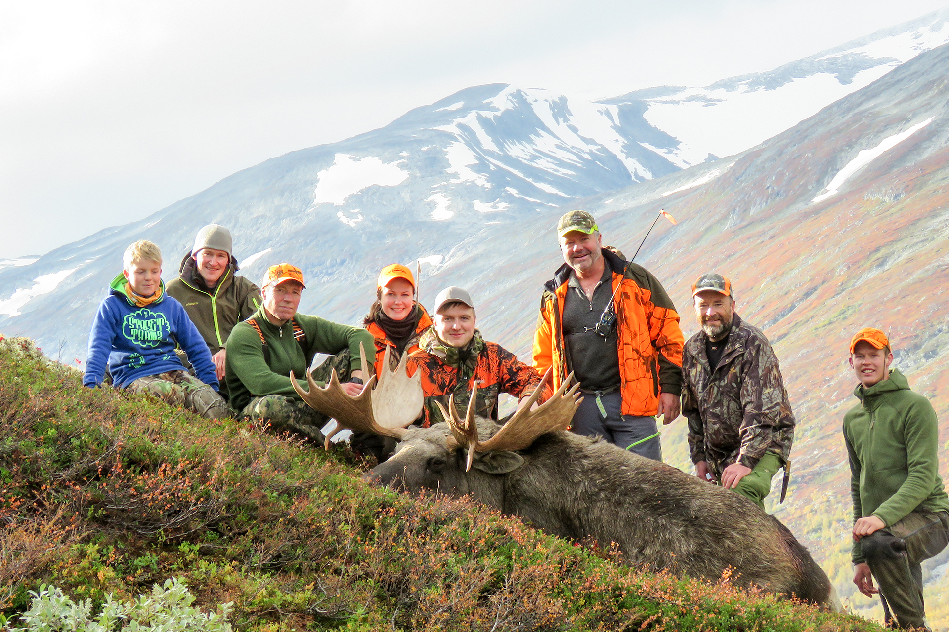 Foto: Leif Skiakers jaktlag