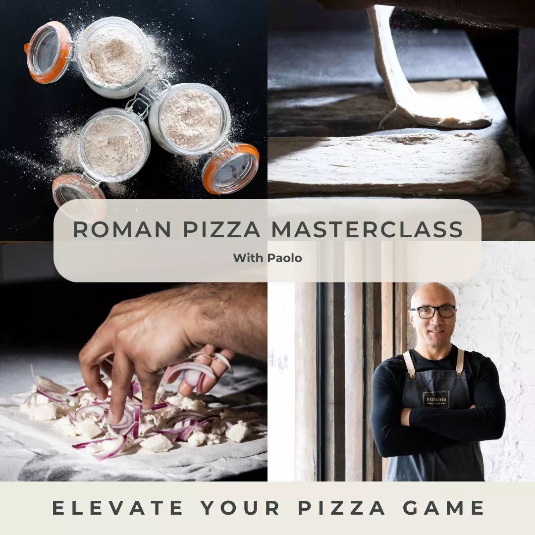 Elevate your pizza game with 3 GRAINS! Join Paolo at our very first fun and educational masterclass where you'll learn how to make your own delicious pizza, 3 GRAINS style! Limited spots available, so secure your spot now! 🍕

Date: Saturday 20 April