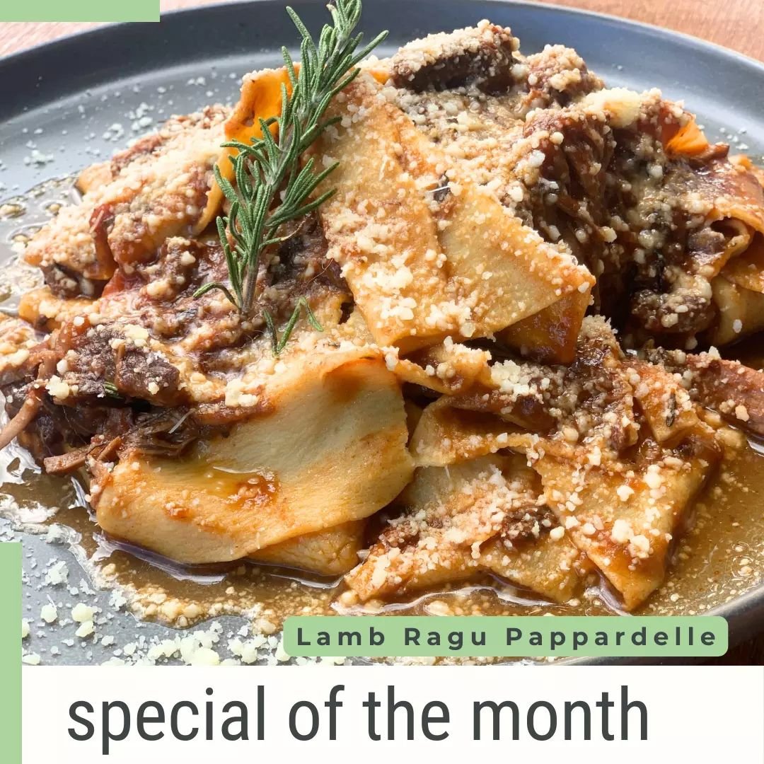 Ready to satisfy your pasta cravings?

Try our #specialofthemonth - a delicious slowly braised lamb ragu paired with papparedelle pasta guaranteed to leave you lick your lips clean.

#Pasta the #3GRAINS Way!
Dine-in &amp; Takeaway
📍68 Stevedore Stre