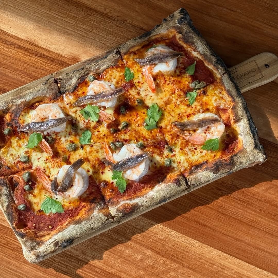 This month&rsquo;s special has landed. Meet the Aurelius. Tomato base, mozzarella, olives, capers, king prawns, anchovies and a hit of chilli. Bold, balanced and quietly powerful, just like its name sake.