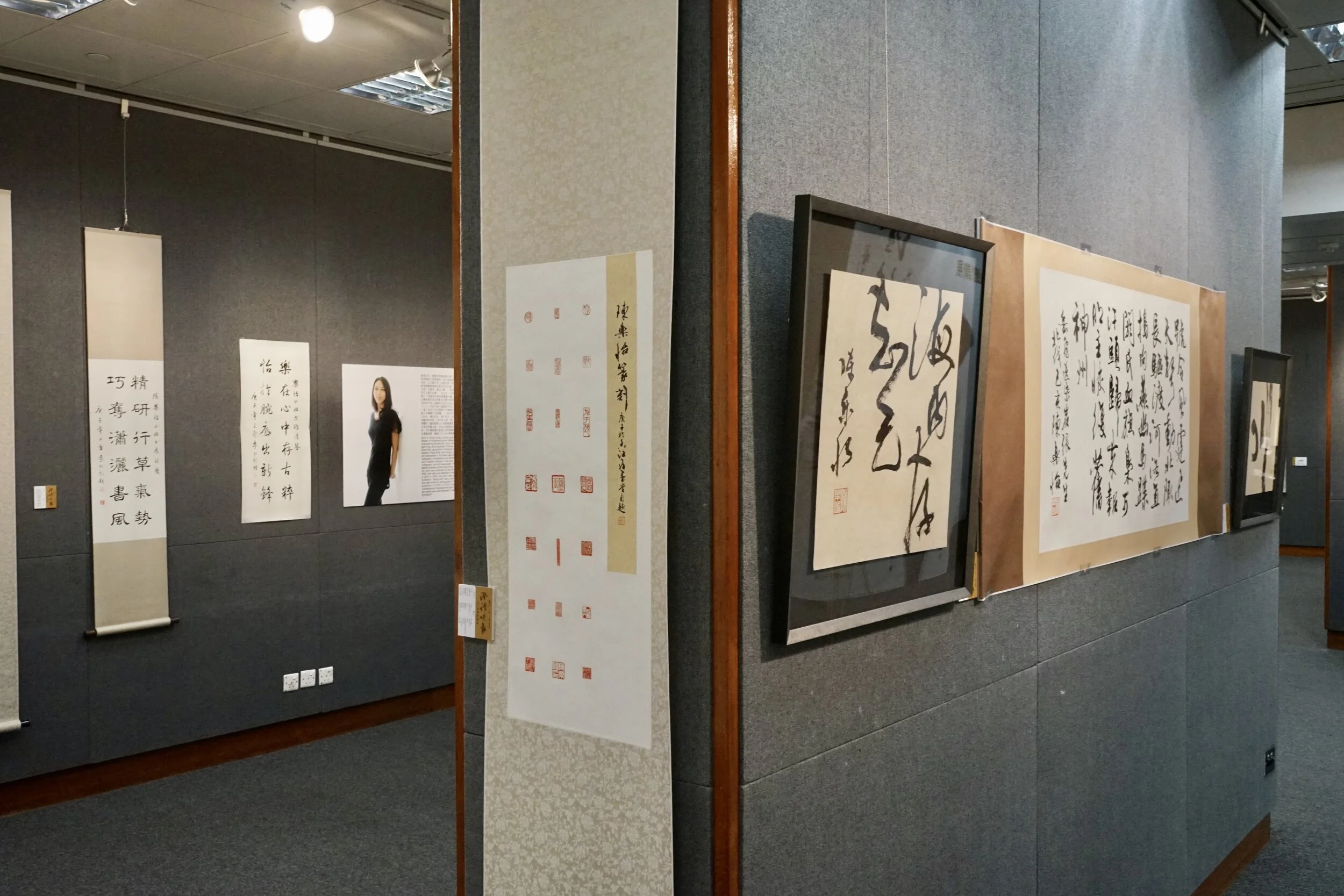         2020年11月7至9日假座中環香港大會堂高座七字樓展覽館舉行「藝道之行—澄懷味象四人書畫邀請展」    