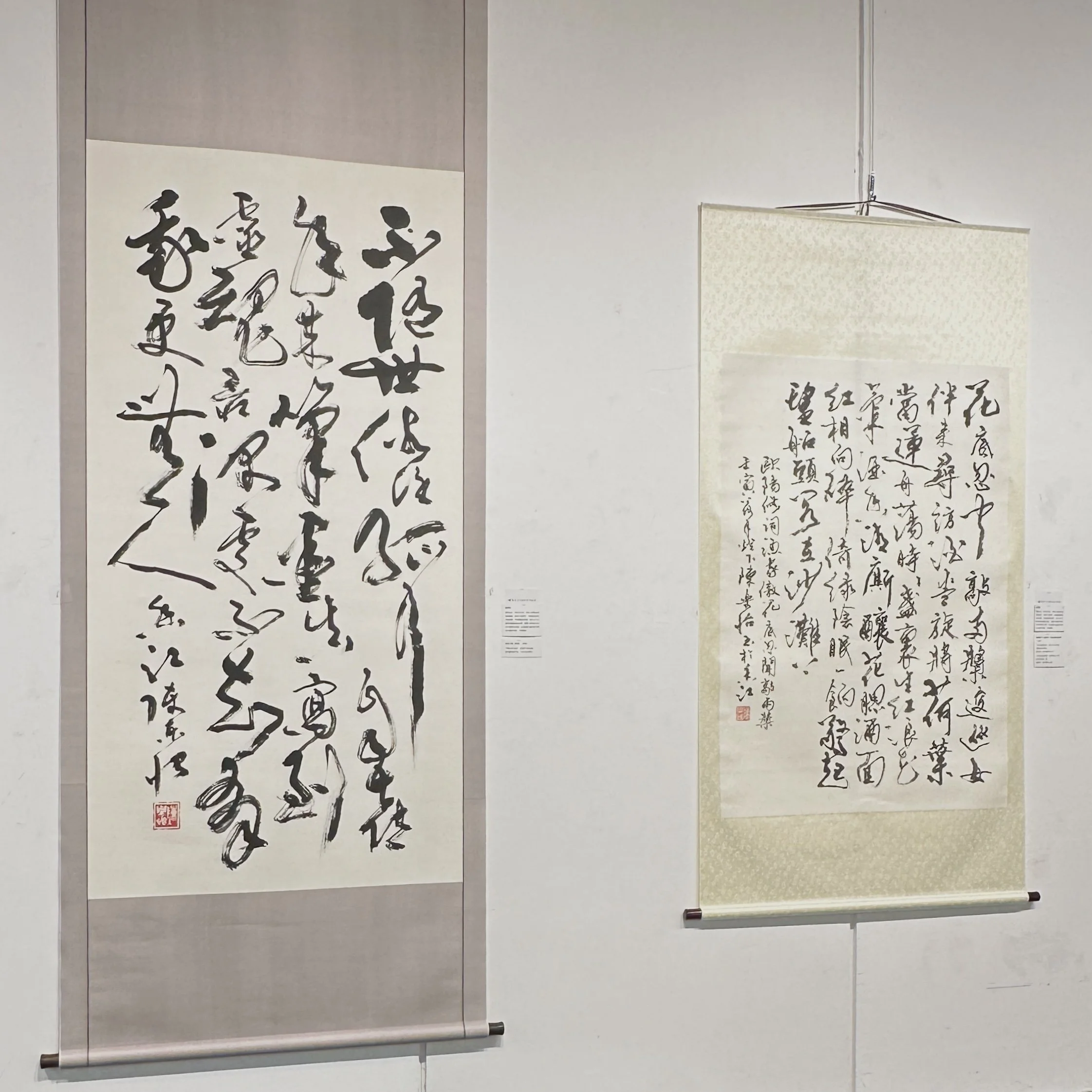 林散之 詩《作書》（草書） 107cm x 230cm