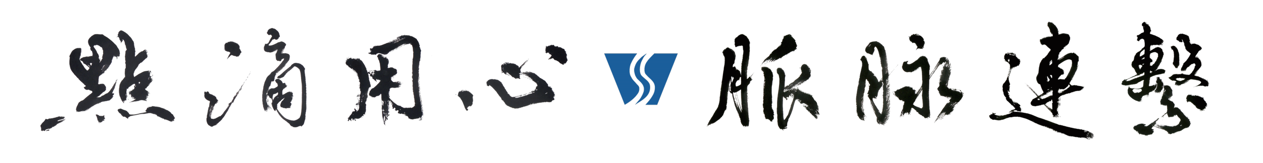 WSD Brand Slogan calligraphy DianDiYongXin hori banner PNG ok.png