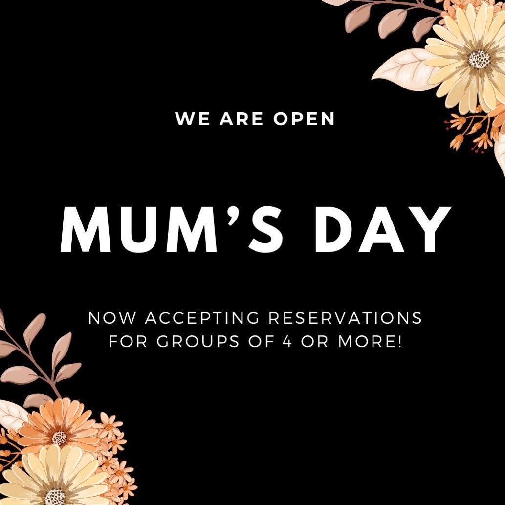 Need a present for a Mum? Here&rsquo;s a hot tip: caffeine! 🖤

Book a table and purchase Mum a useful gift voucher via our website x
