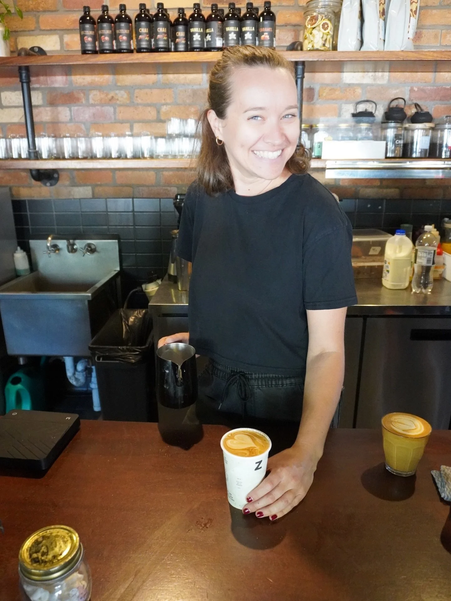 Coffee tastes better when it&rsquo;s served with a smile ☕️ 🖤