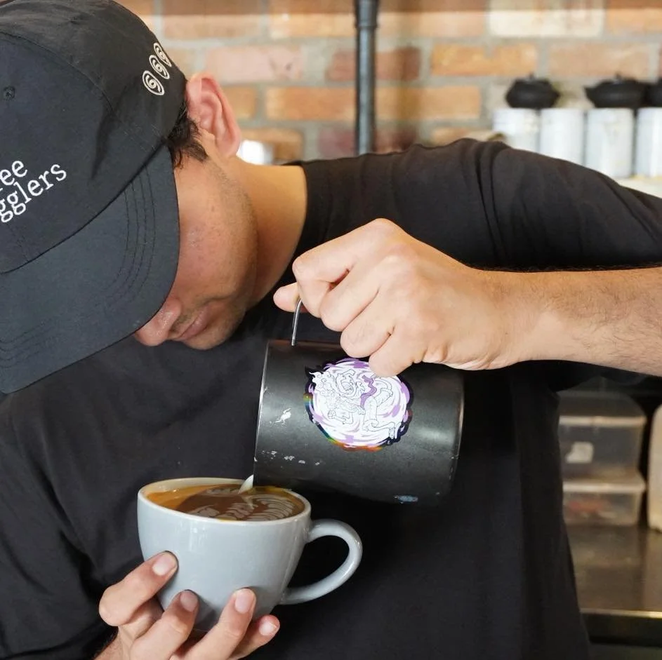 No small talk&mdash;just caffeine. 🖤