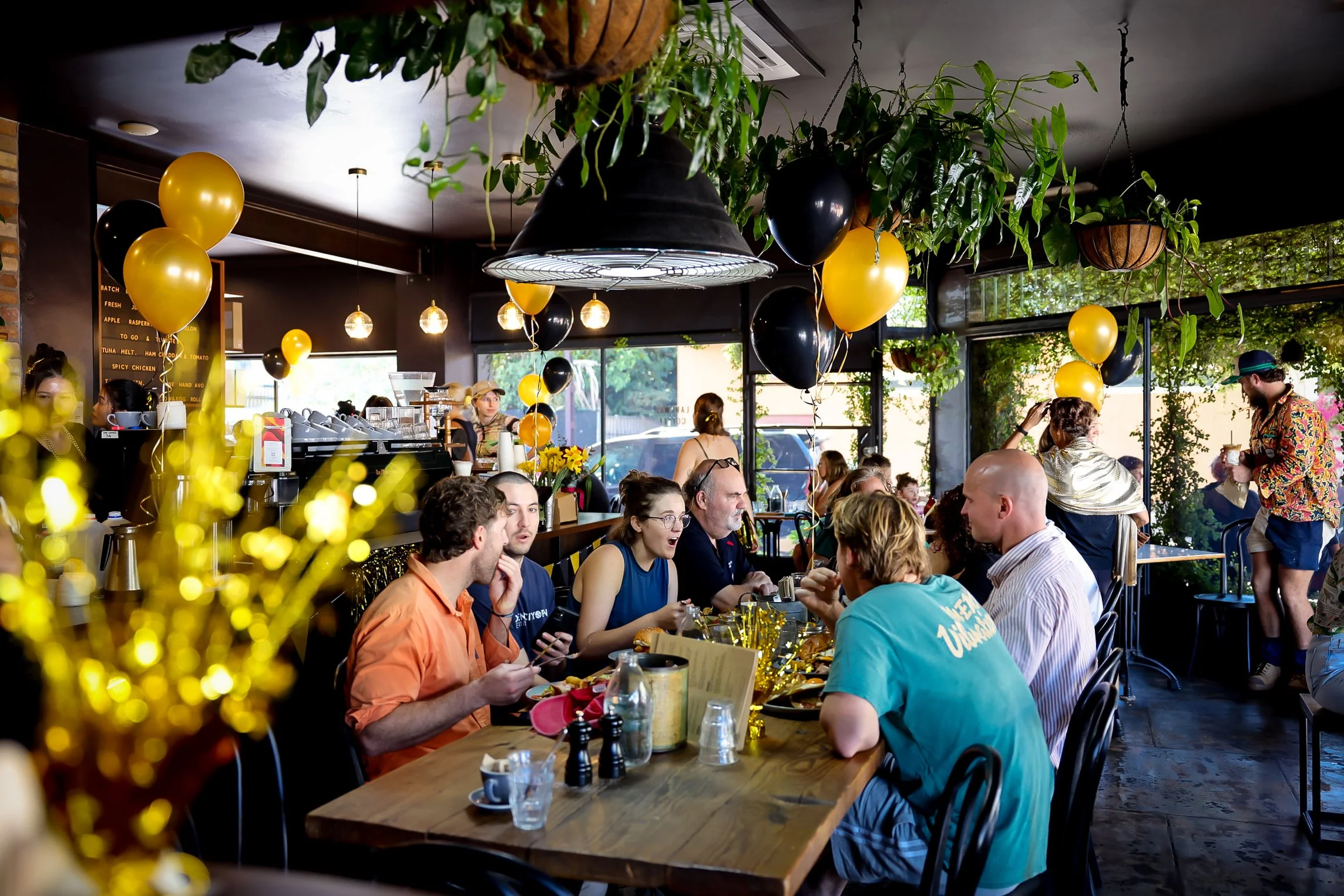 Laneway birthday free coffee party