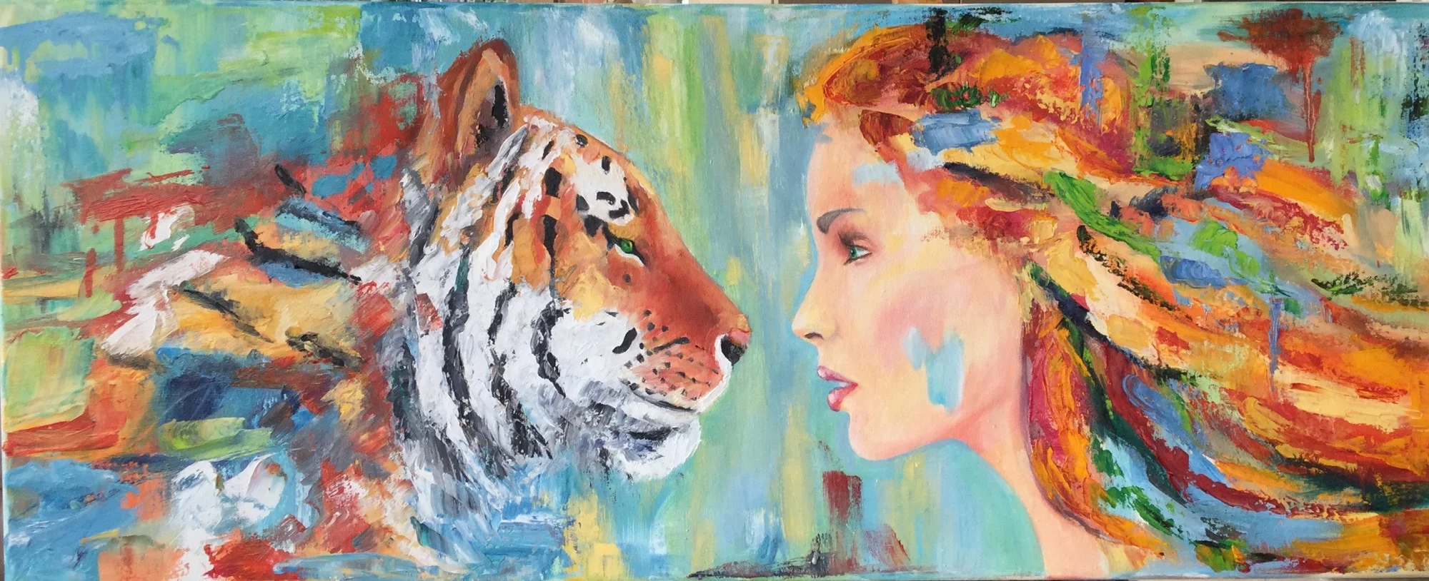 Live with Passion_oil on canvas_ 100cm-40cm,.jpg