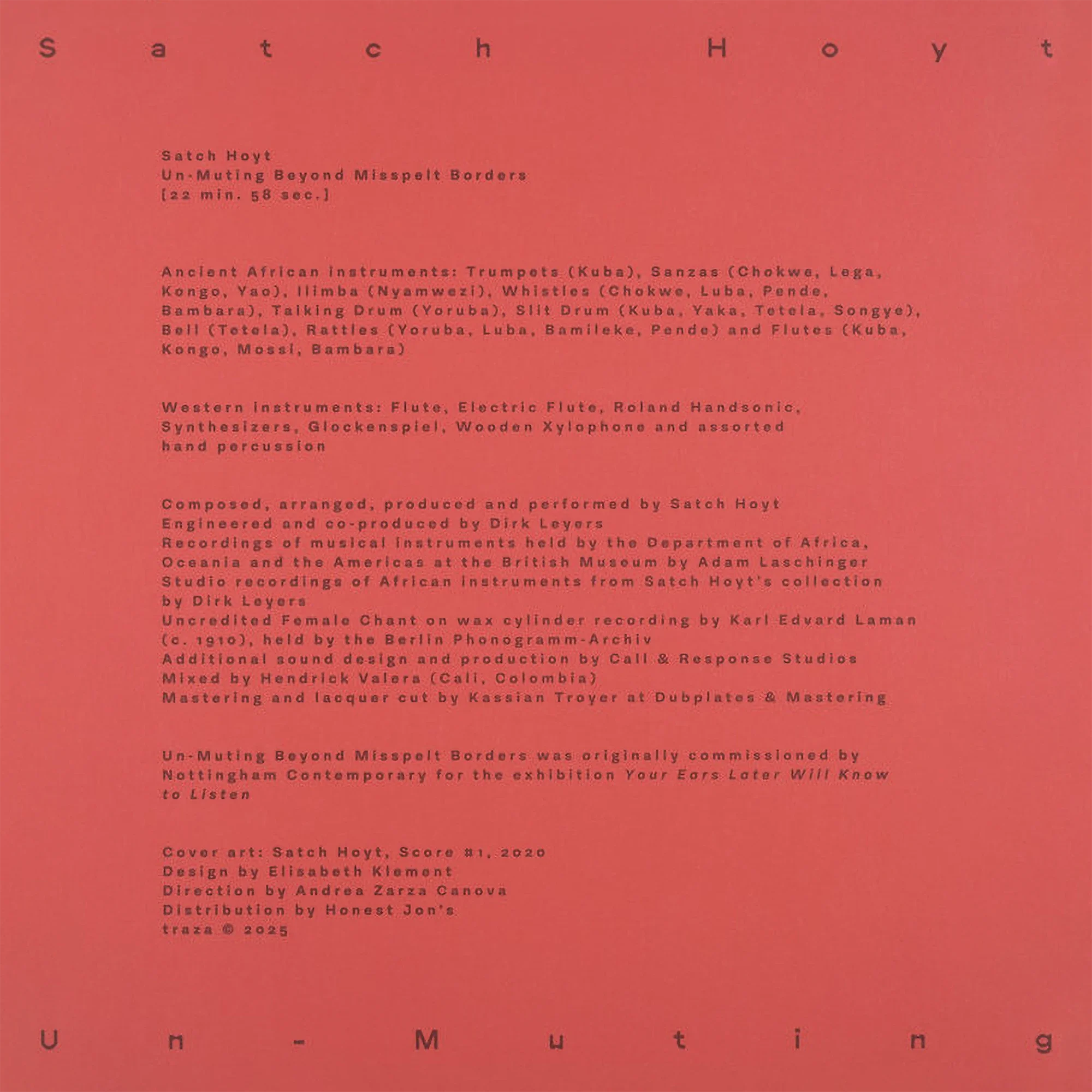 Un-Muting Album Back Cover by Satch Hoyt.webp