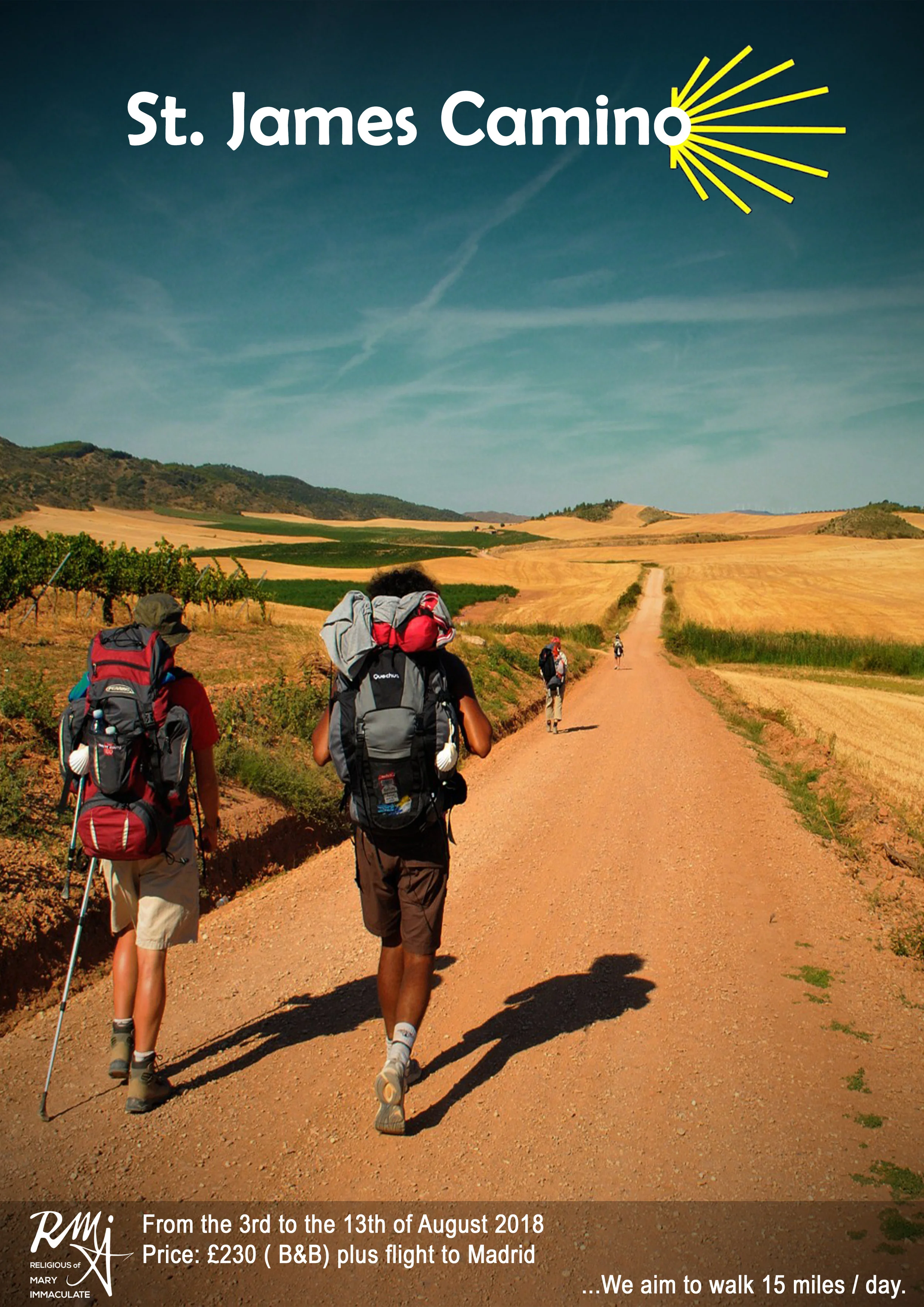 ST JAMES SANTIAGO PILGRIMAGE WALK