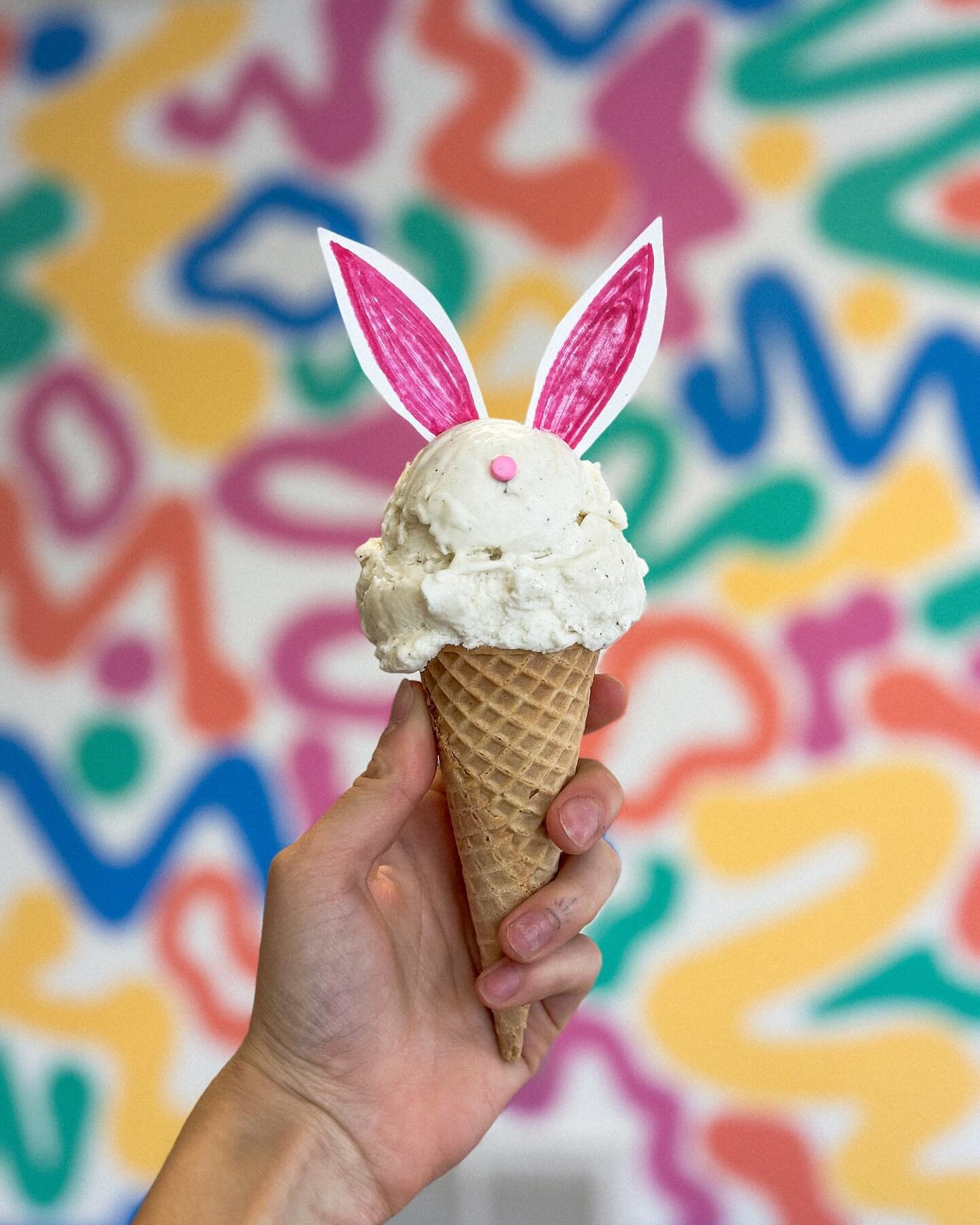 Happy Easter!! 🍦🐰
We are open today 1pm - 9pm.