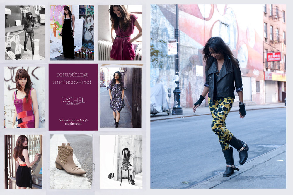Ad for launch of RACHEL by RACHEL ROY