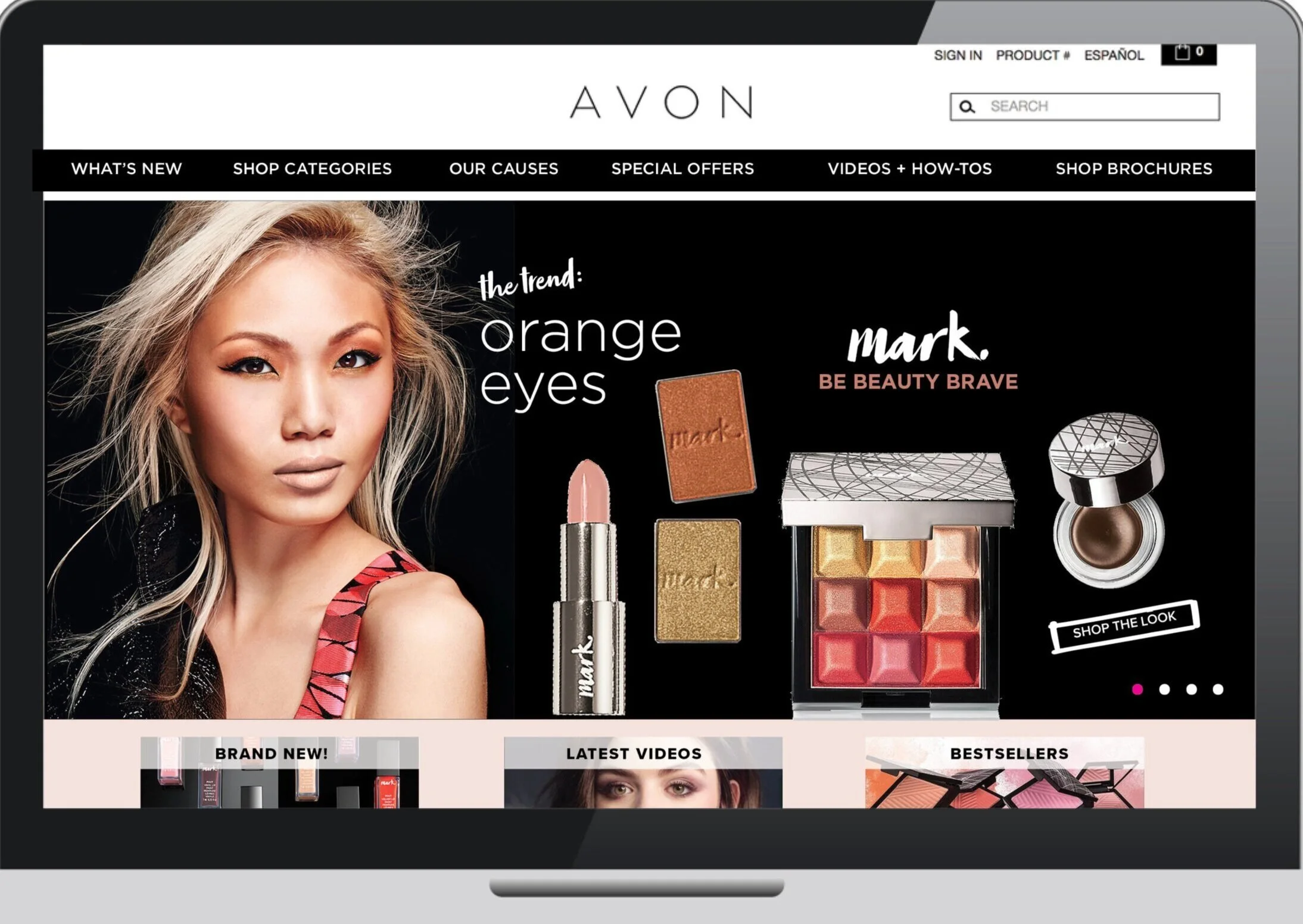 LANDING PAGE ON AVON.COM
