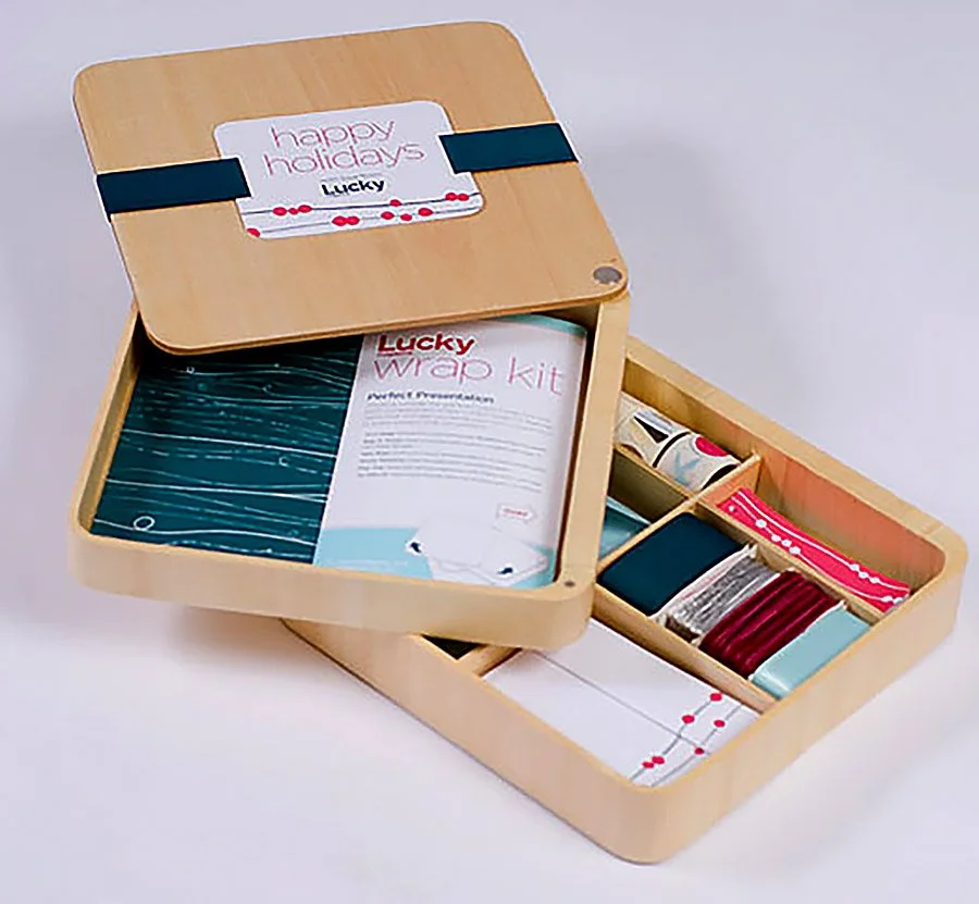 Lucky Magazine Holiday Wrap Kit