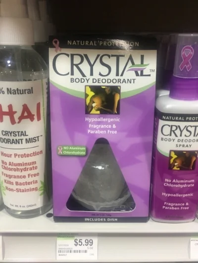 The crystal and all his crystal friends. 