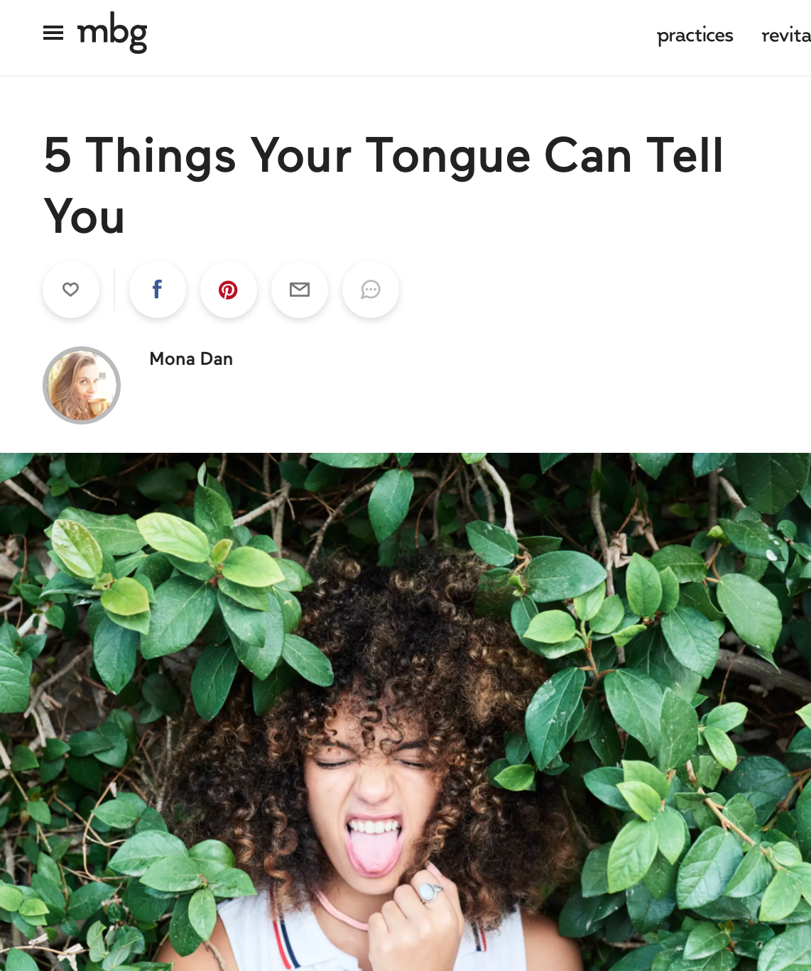5 Things Your Tongue Can Tell You