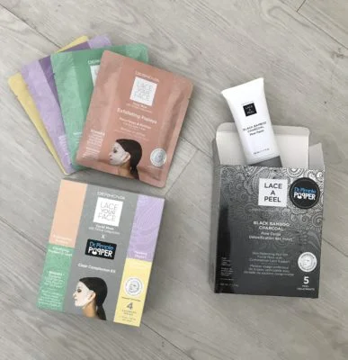Dr. Pimple Popper x Dermovia Clear Complexion Kit ($55, drpimplepopper.com ) & Dr. Pimple Popper x Lace A Peel Black Bamboo Charcoal Peel Off Mask ($55, drpimplepopper.com )