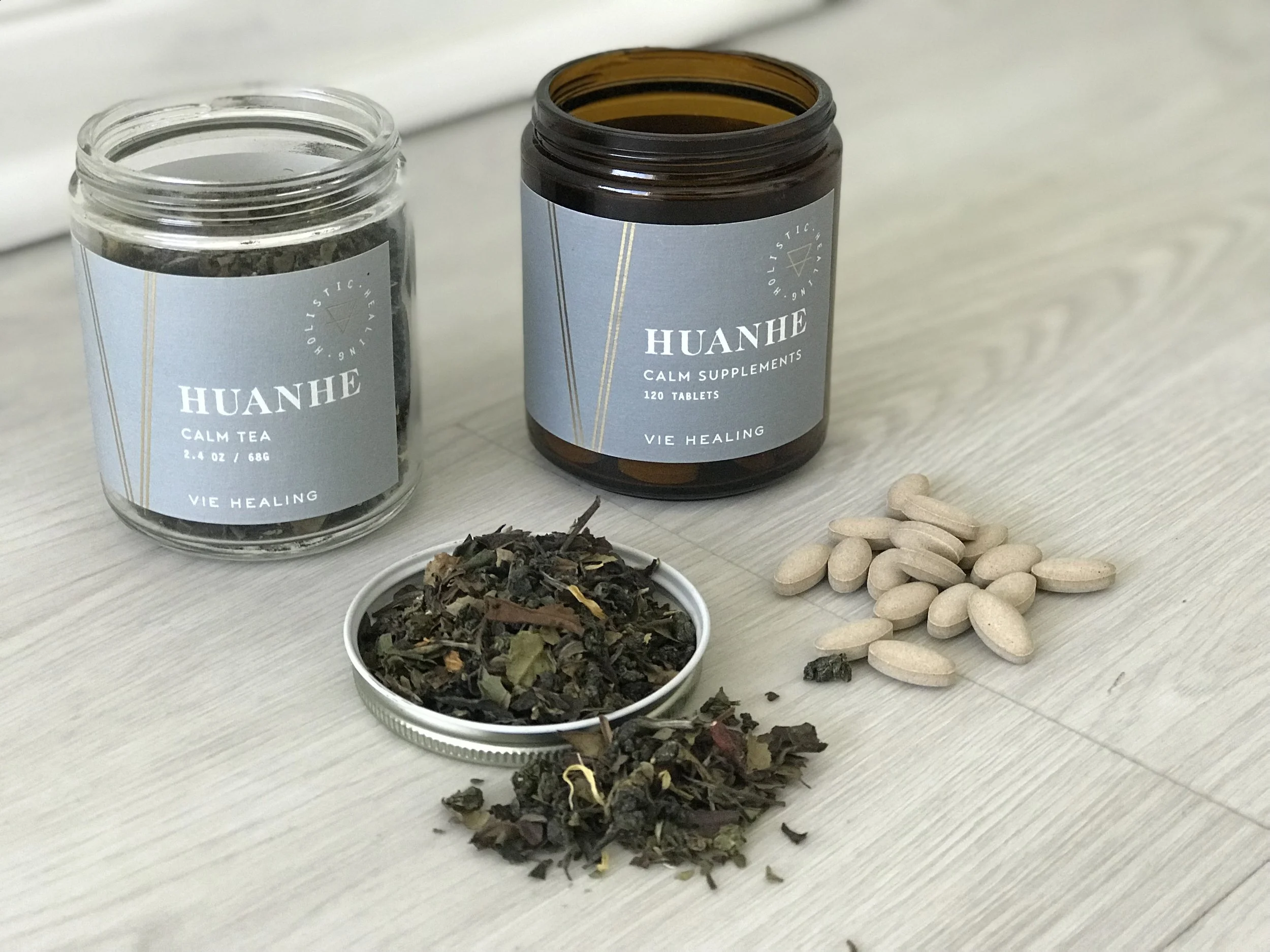 Vie Healing Calm Tea and Supplements ($80, viehealing.com )