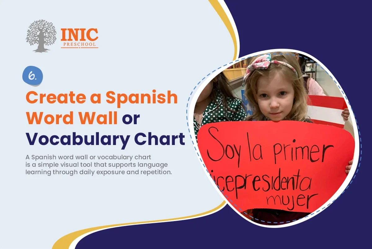 Create a Spanish Word Wall or Vocabulary Chart