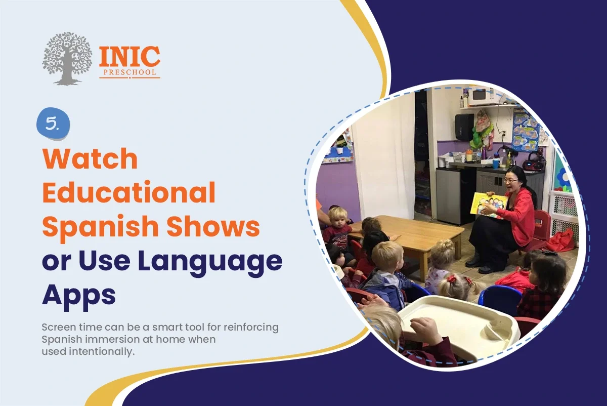 Watch Educational Spanish Shows or Use Language Apps