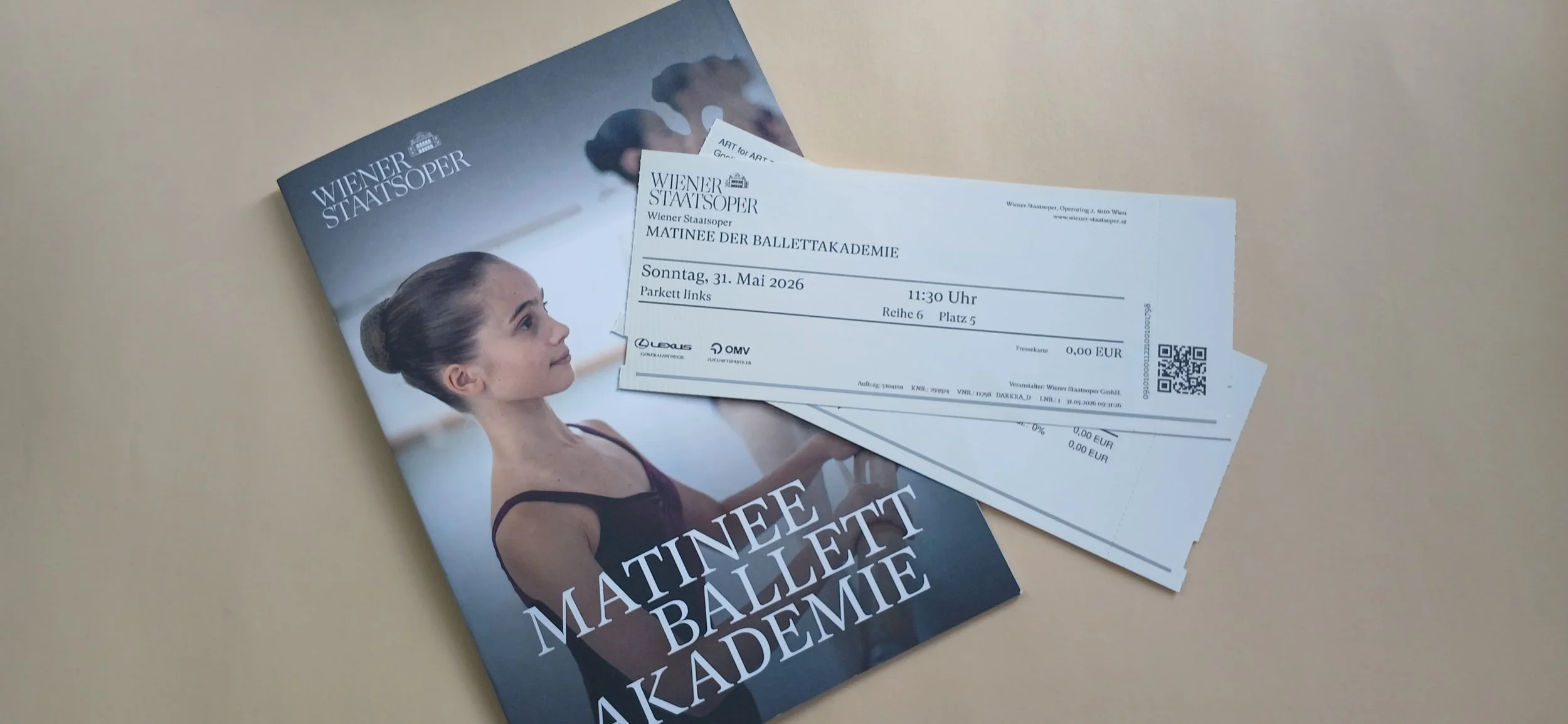 Ballet Academy Matinée, Vienna State Opera: May 31st, 2026