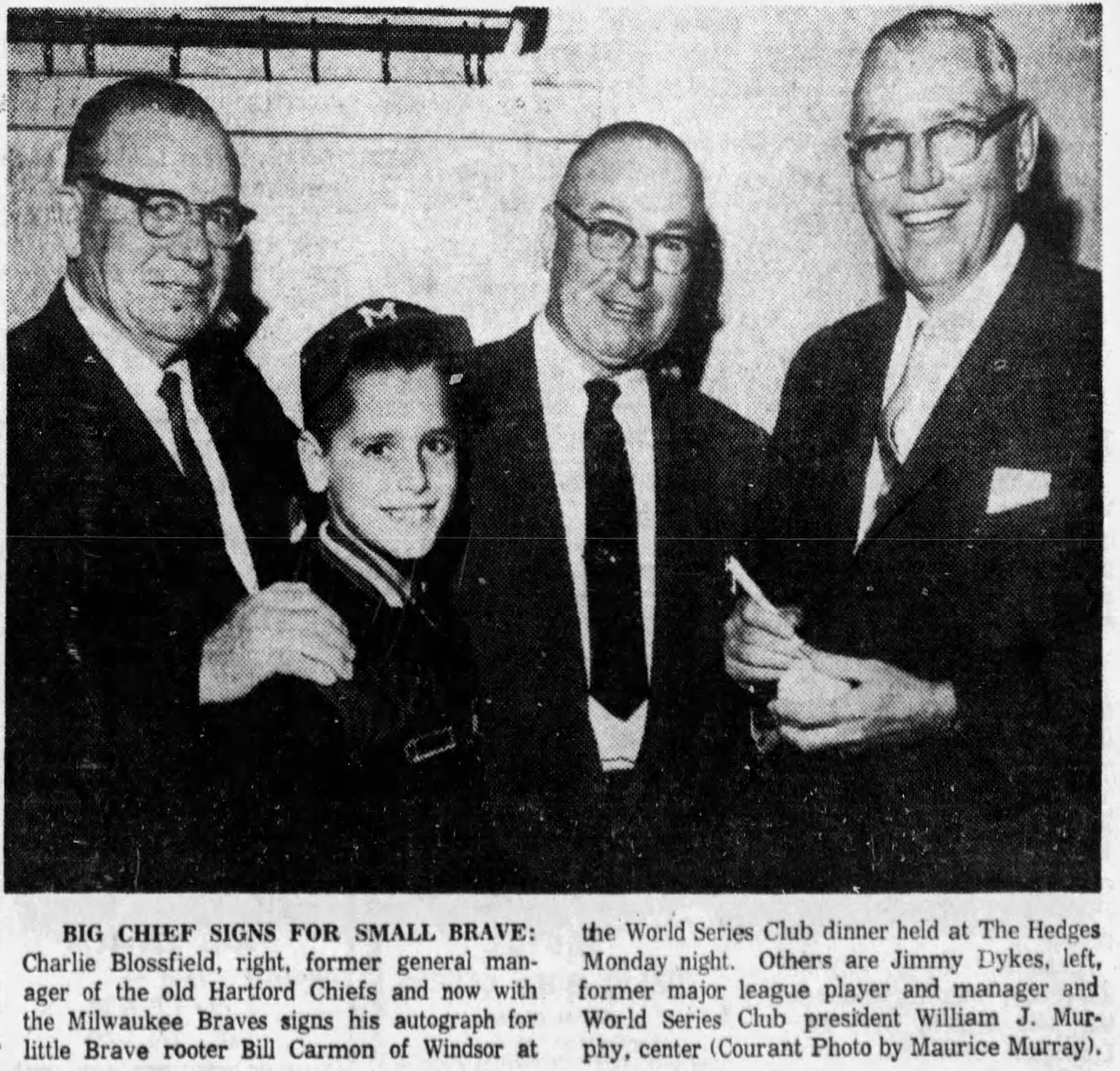 Jimmy Dykes and Charlie Blossfield