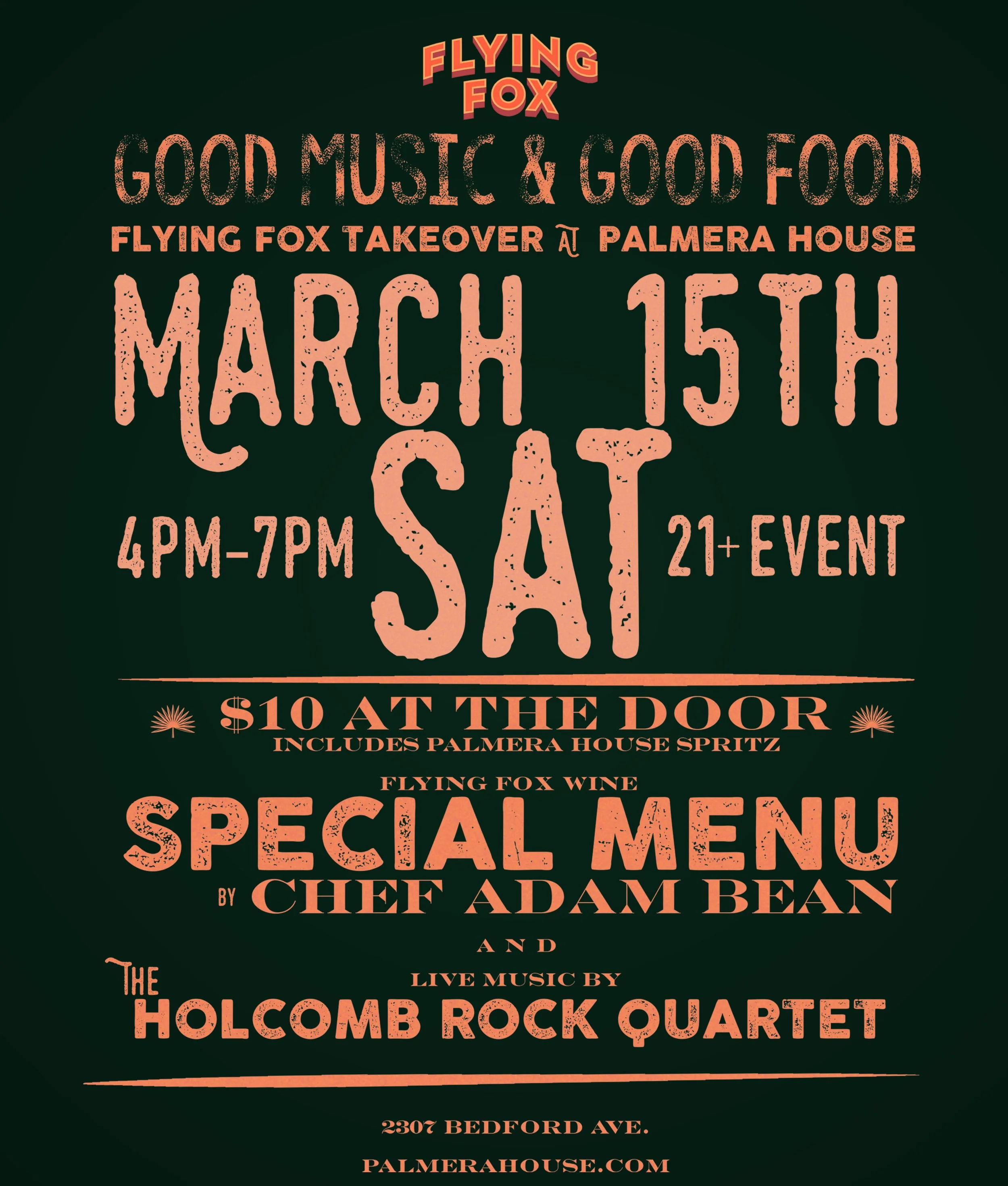 Flying Fox Takeover @ Palmera House