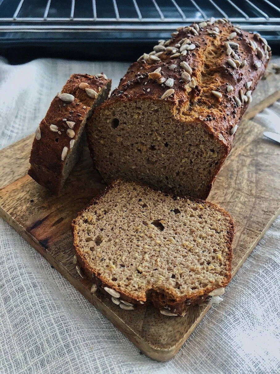 Pan de molde sin gluten y sin lácteos (dieta cetogénica) — Ramón Zelada coach de salud integral
