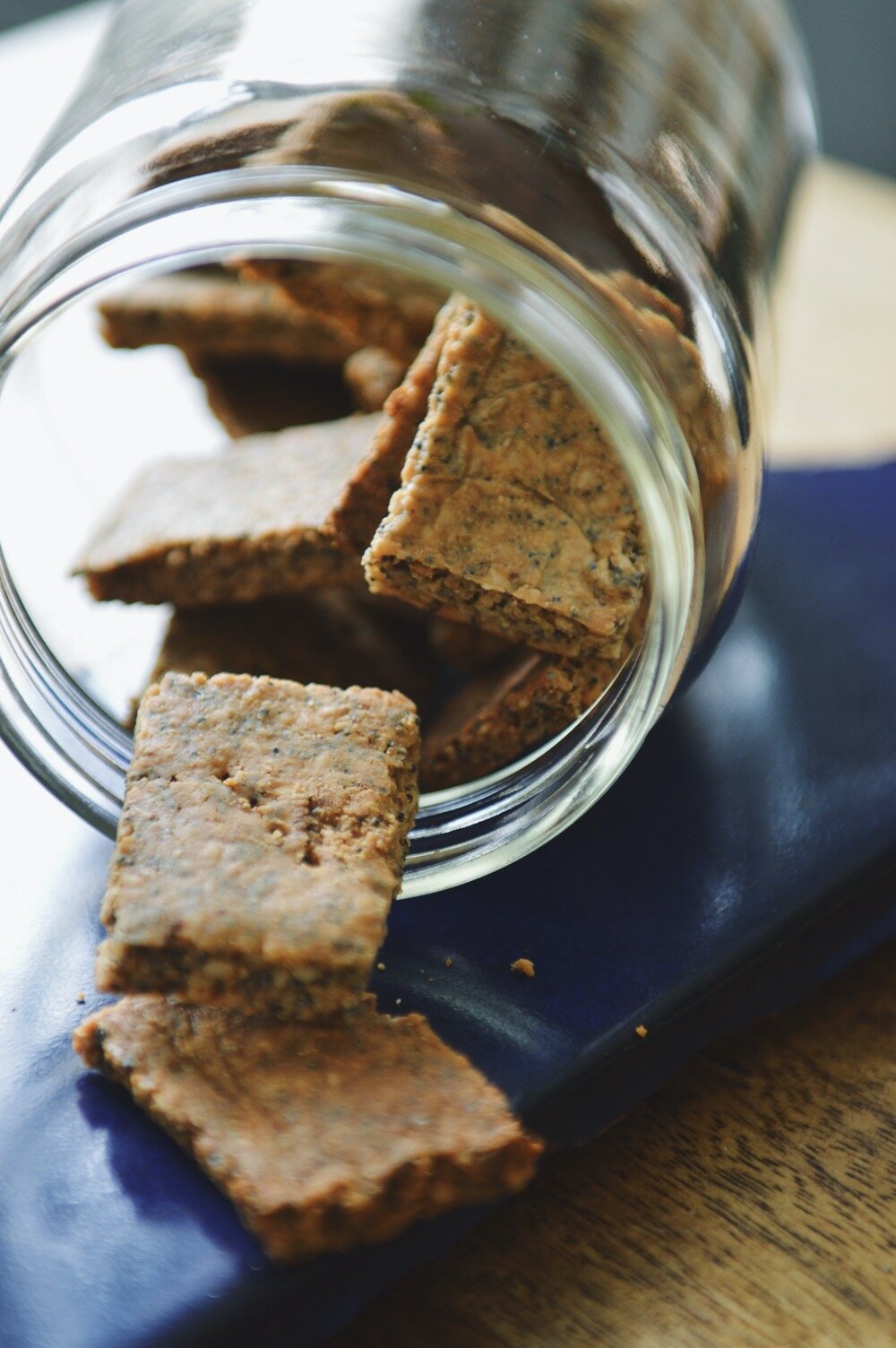 Crackers de almendras y semillas - dieta cetogénica