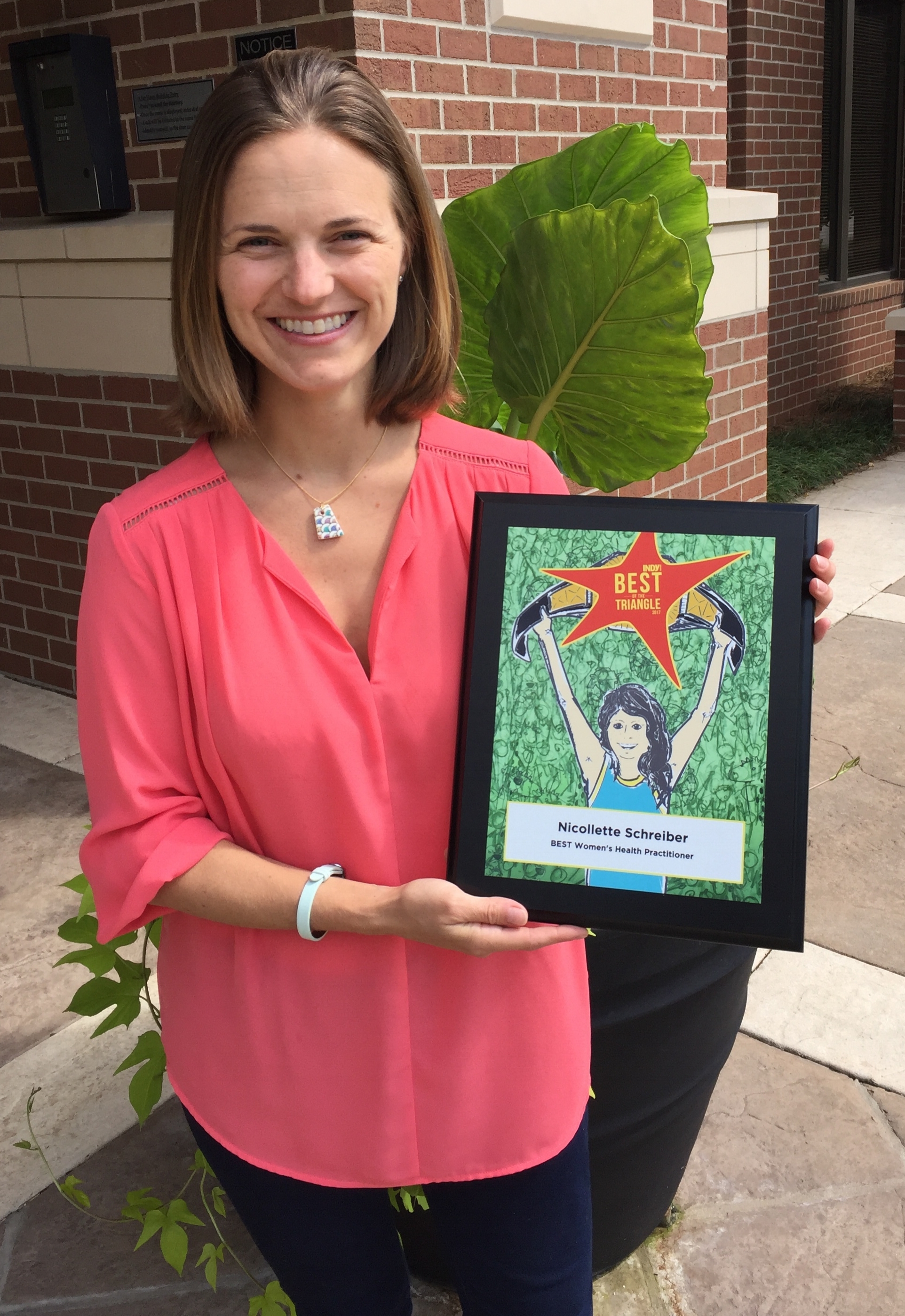 Congratulations to Dr. Schreiber for being voted the Best Women's Health Practitioner in the Triangle!